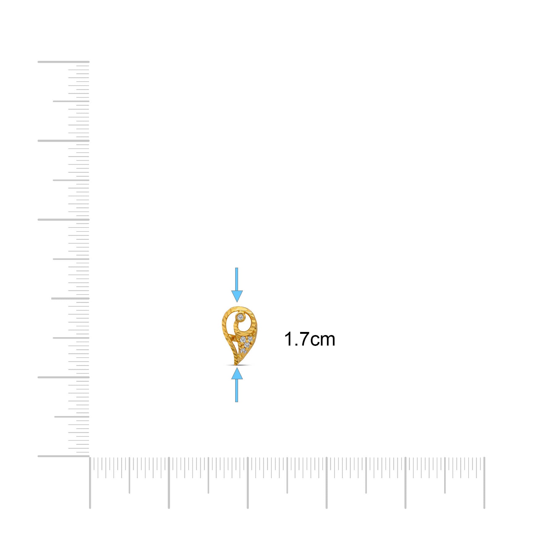 Stone Stud PSST442W-001