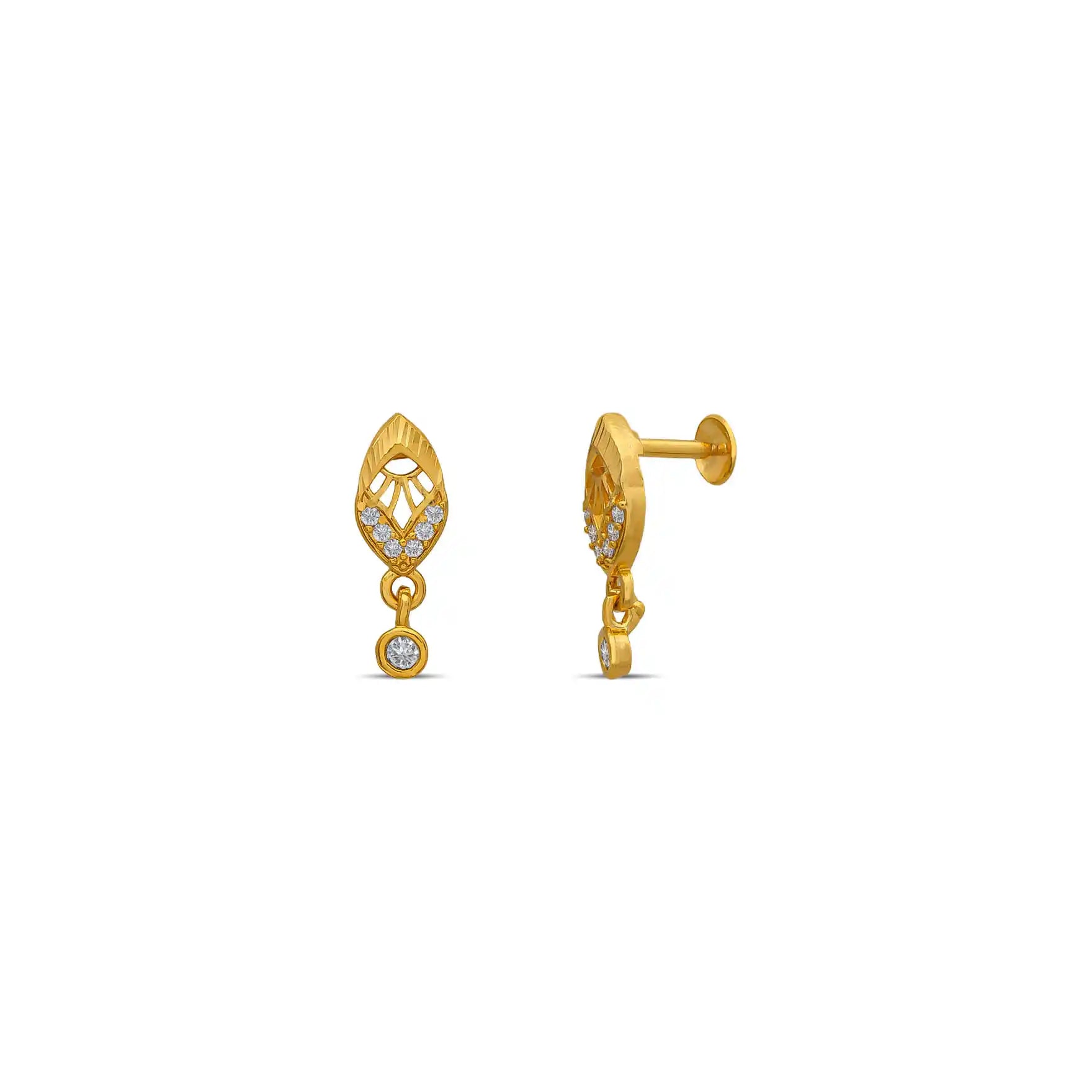 Hanging Stone Stud PSHST227W-001