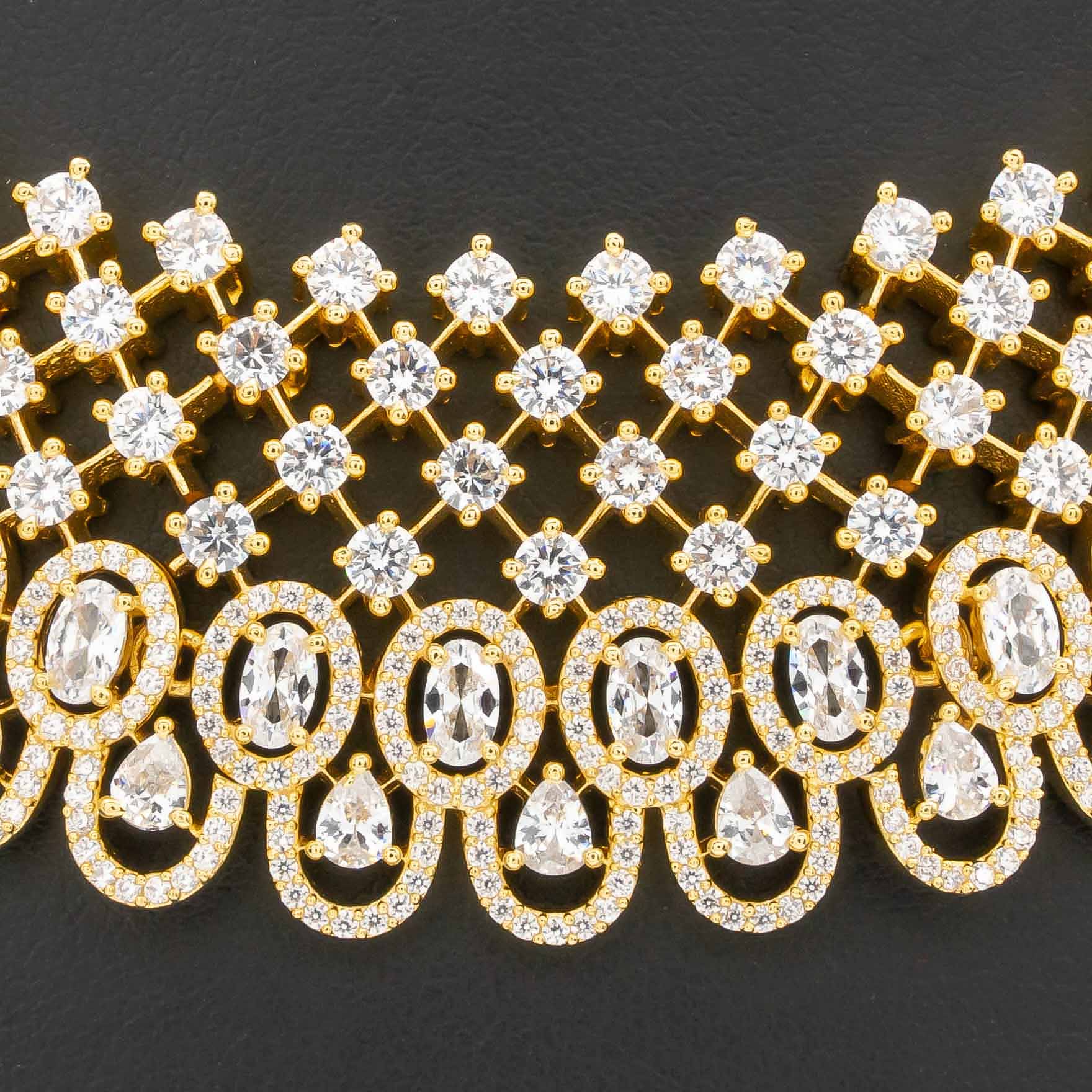 Premiun Stone Necklace with Stud PMSNS39W-0031, PMSHST49W-023