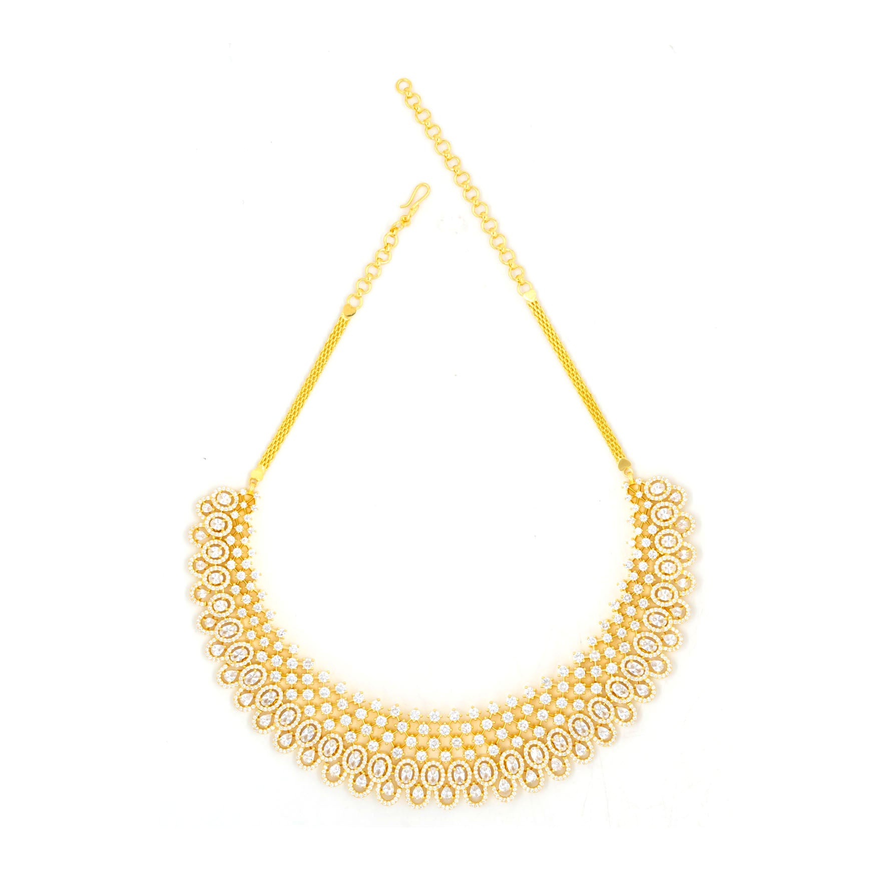 Premiun Stone Necklace with Stud PMSNS39W-0031, PMSHST49W-023
