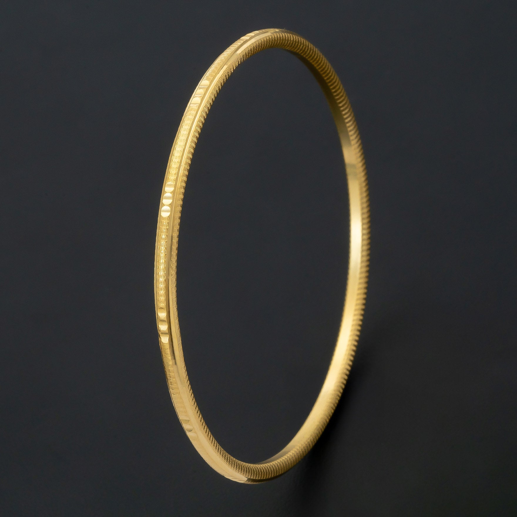 24CT HEAVY Gold Layered BOHO STYLE BANGLE PGB8-031