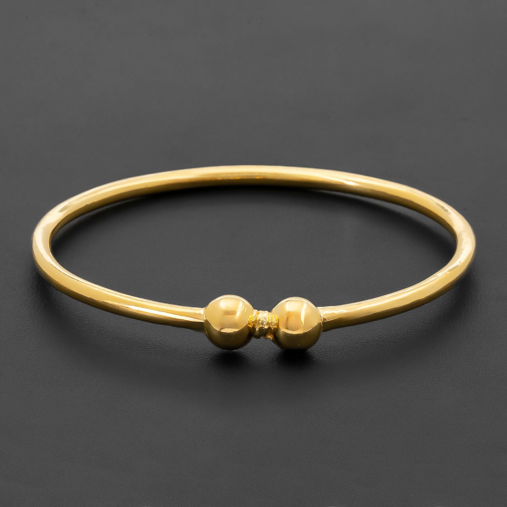 24CT HEAVY Gold Layered BOHO STYLE BANGLE PGB11-081