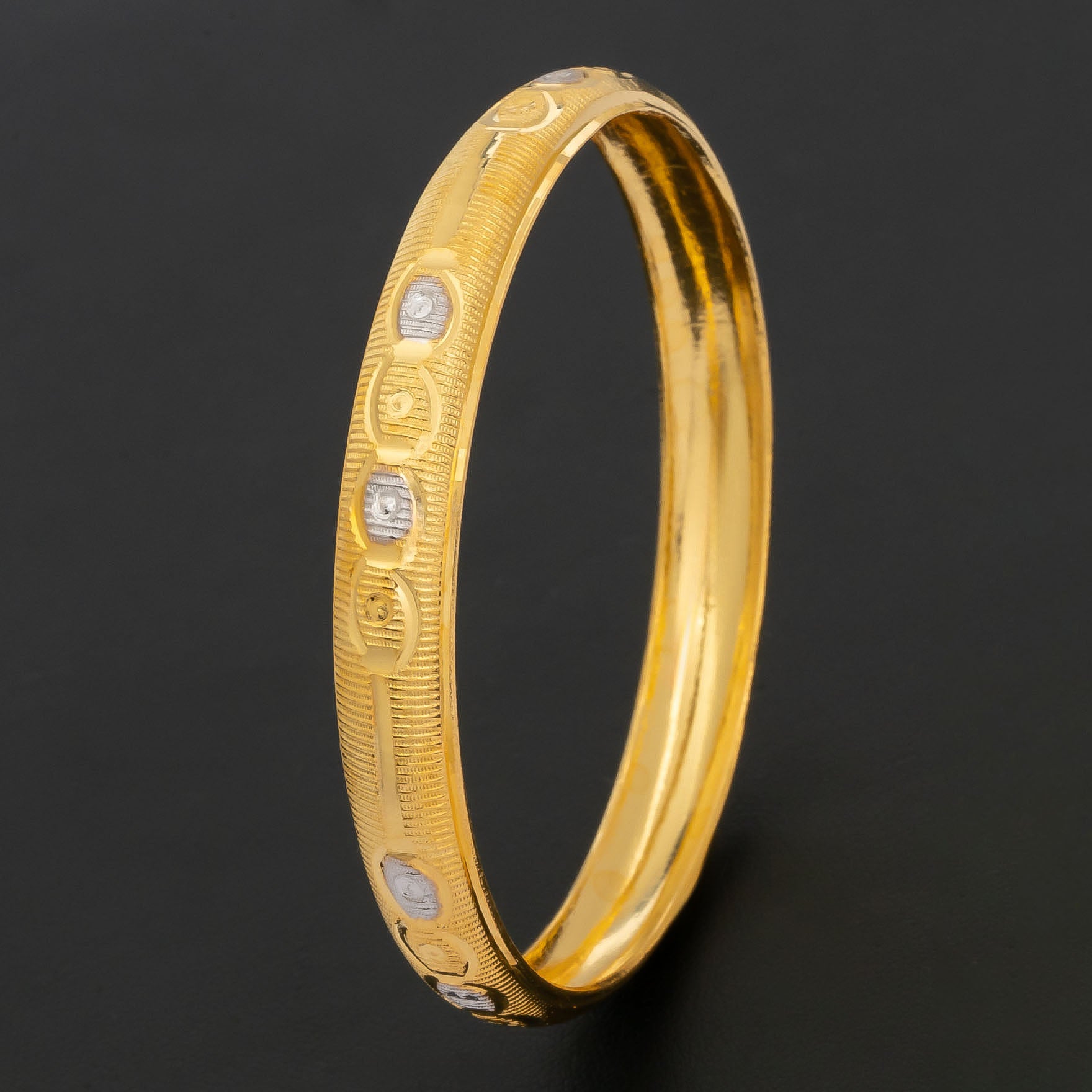 RHODIUM BANGLE PRGB13-091