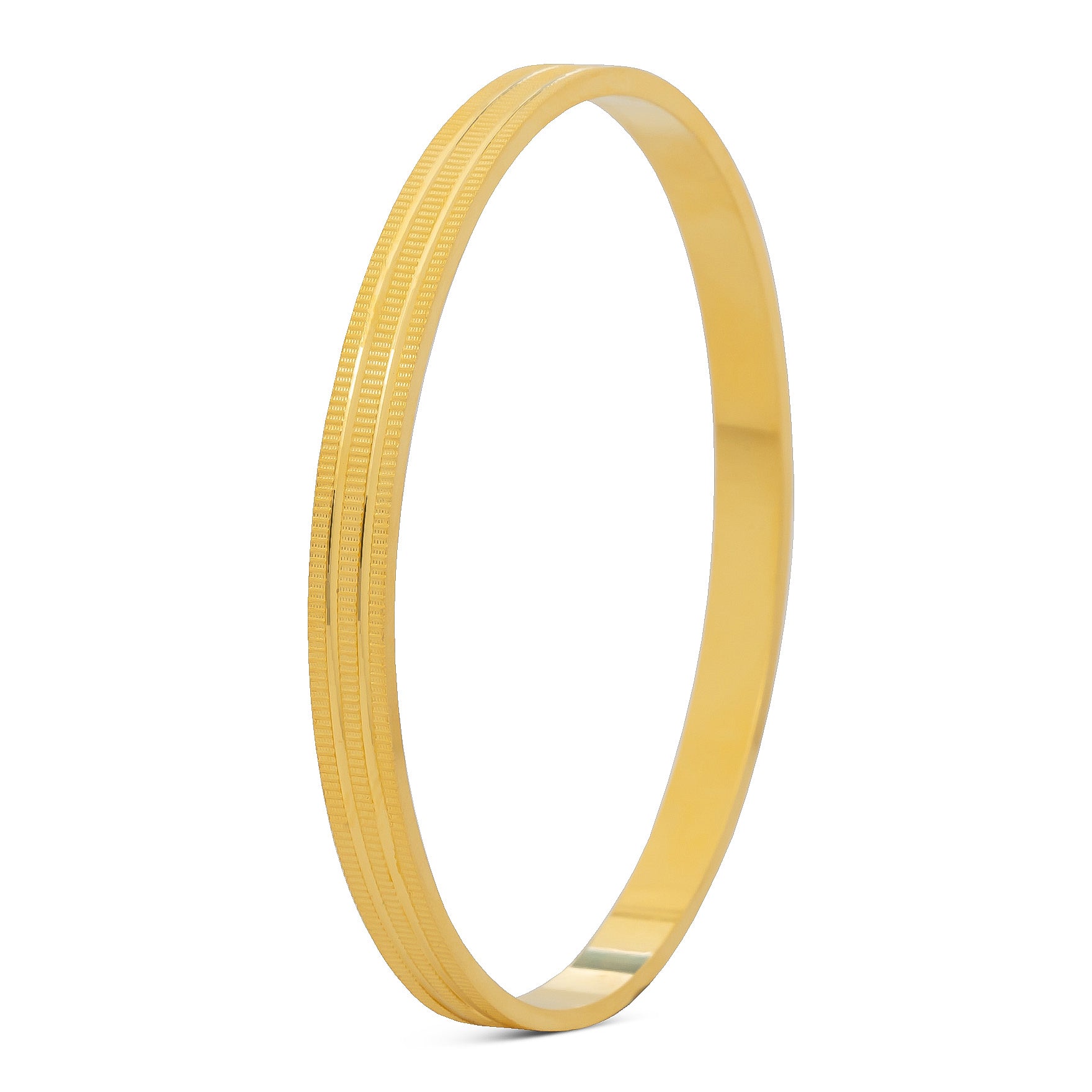 24CT HEAVY Gold Layered BOHO STYLE BANGLE PGB46-051