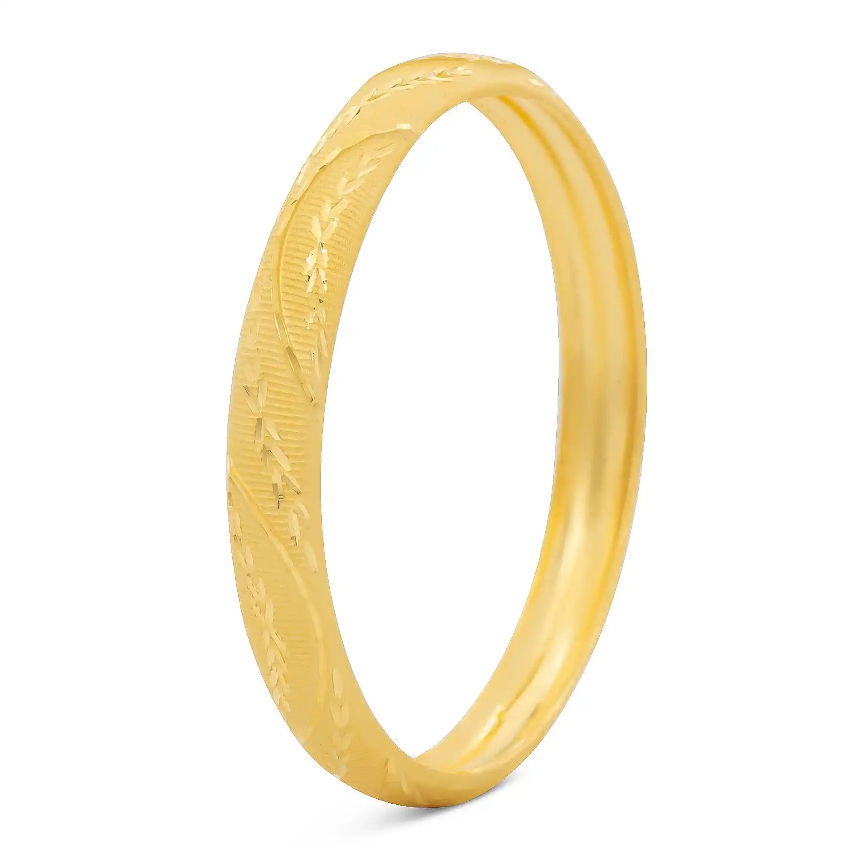 24CT HEAVY Gold Layered BOHO STYLE BANGLE PGB25-022