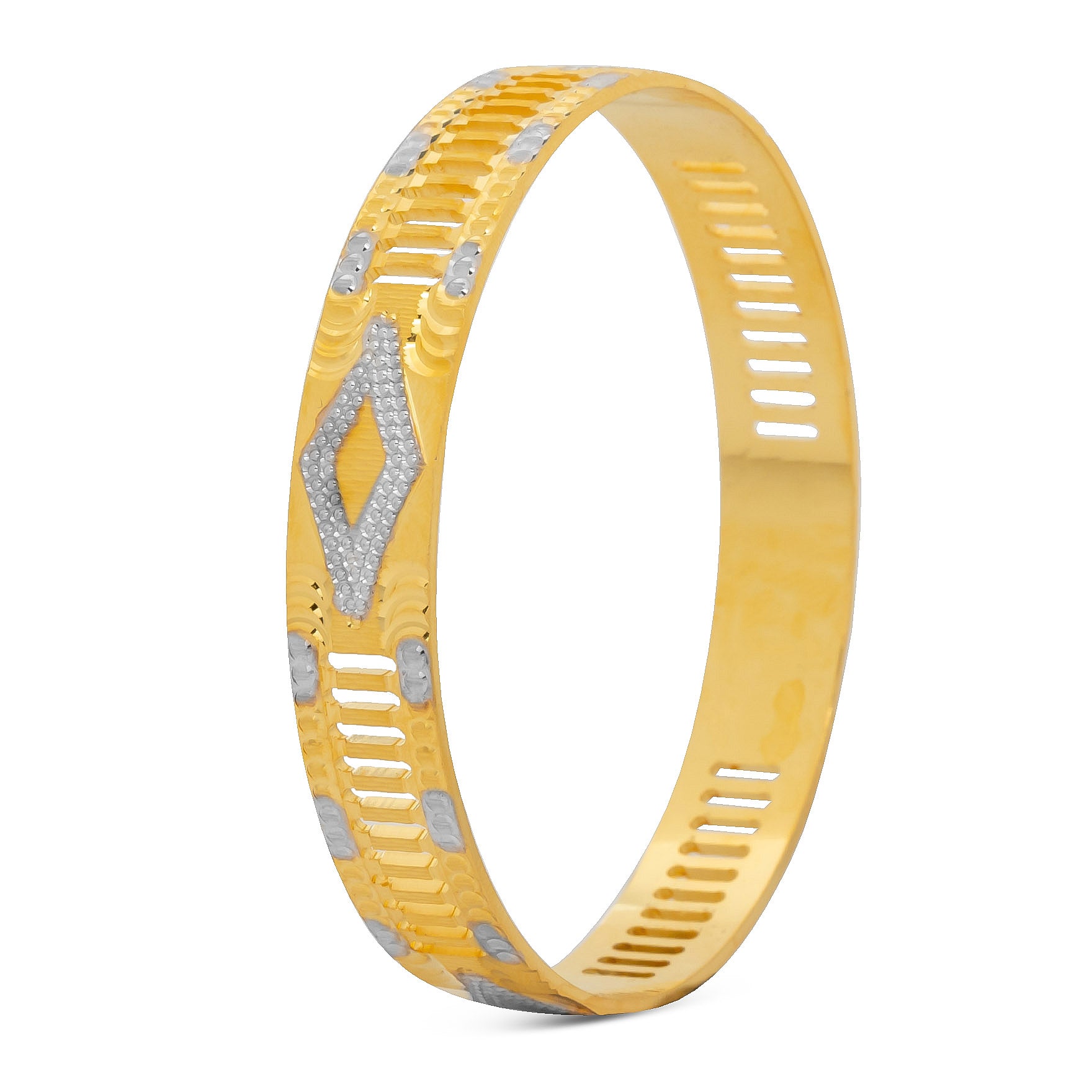 RHODIUM BANGLE PRGB43-062