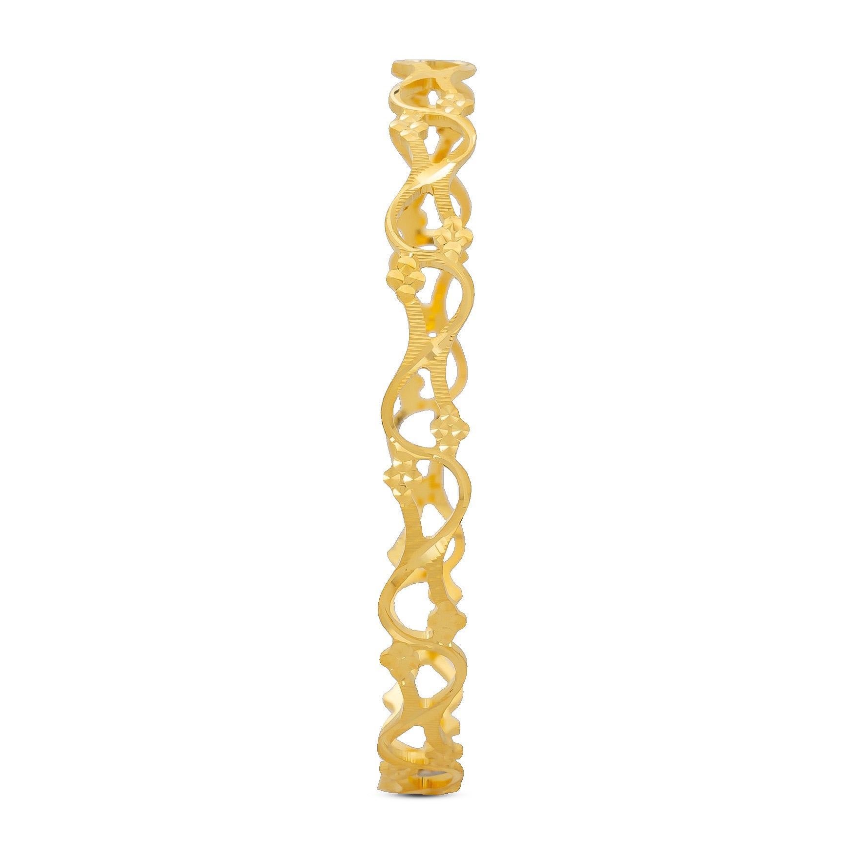 24CT HEAVY Gold Layered BOHO STYLE BANGLE PGB258-571