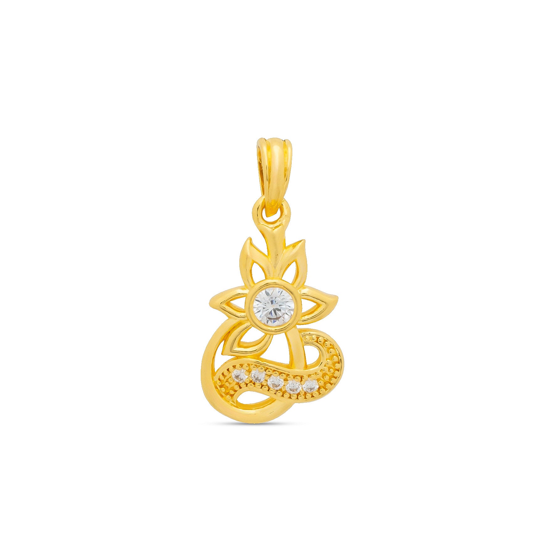 Gold Pendant PSLT162W-09