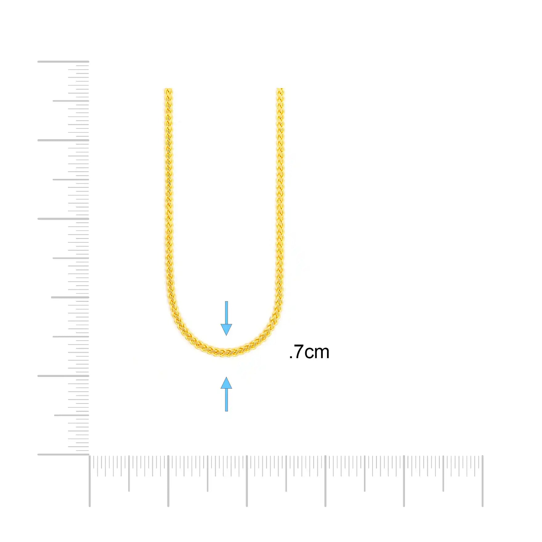 Gold chain PCPR70-007