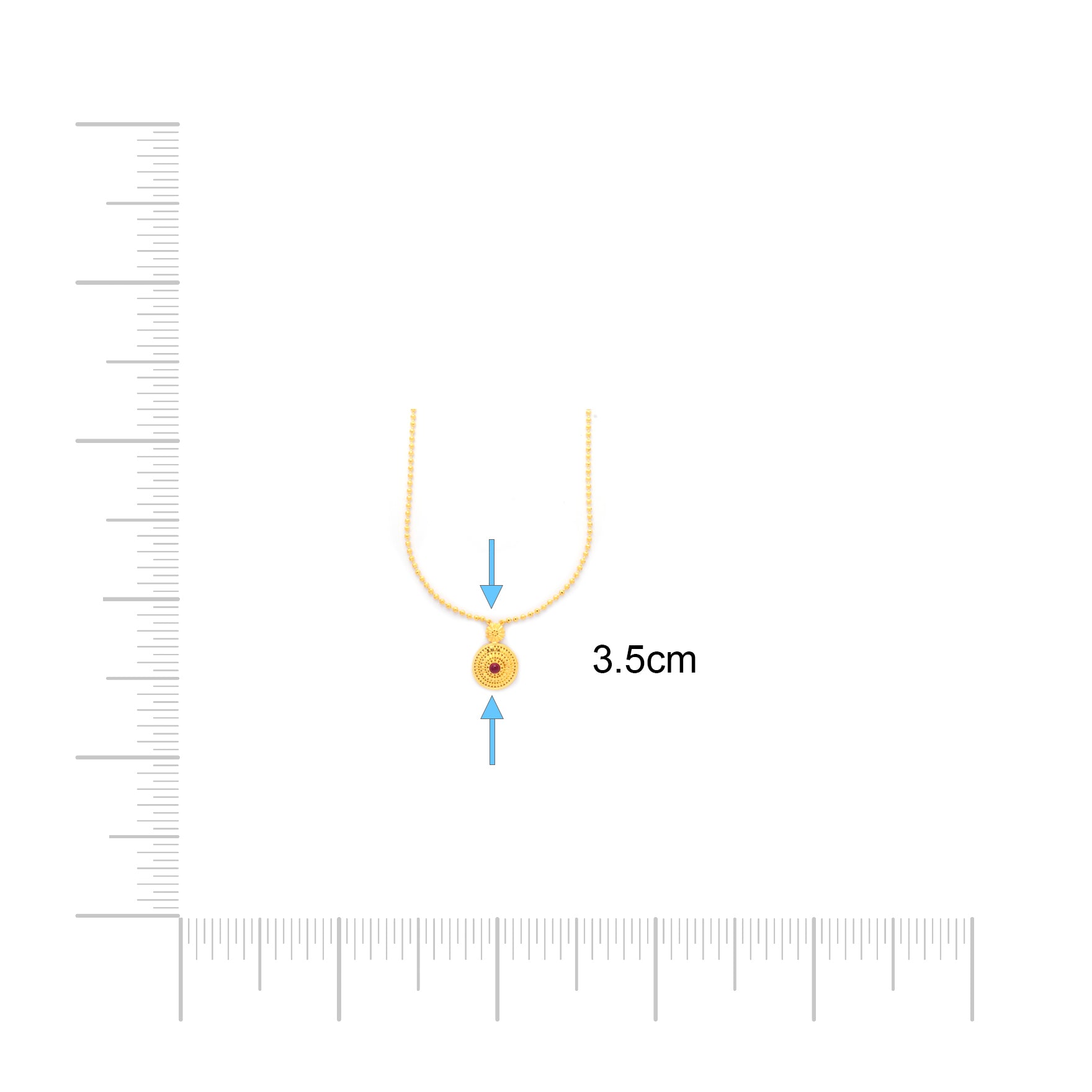 STONE NECKLACE PSNS113R-034