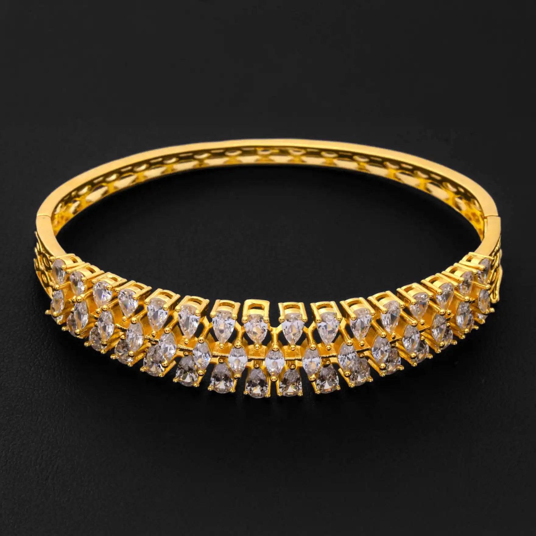 PREMIUM STONE BRACELET BANGLE PMSBRB5W-004