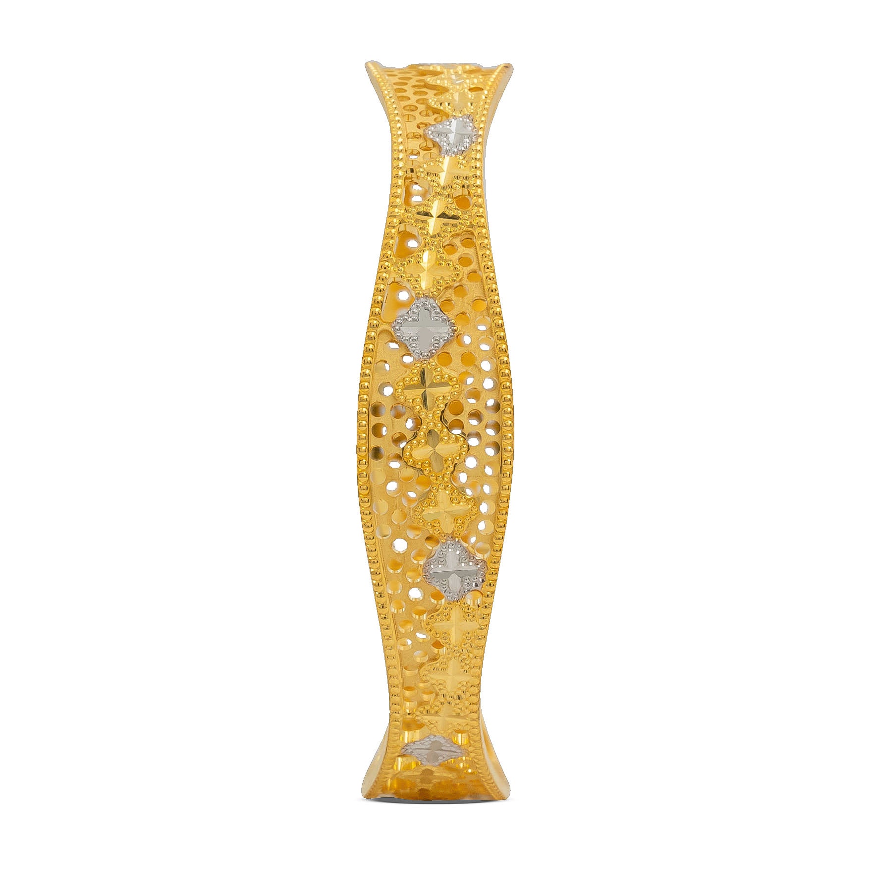 RHODIUM BANGLE PRGB89-062