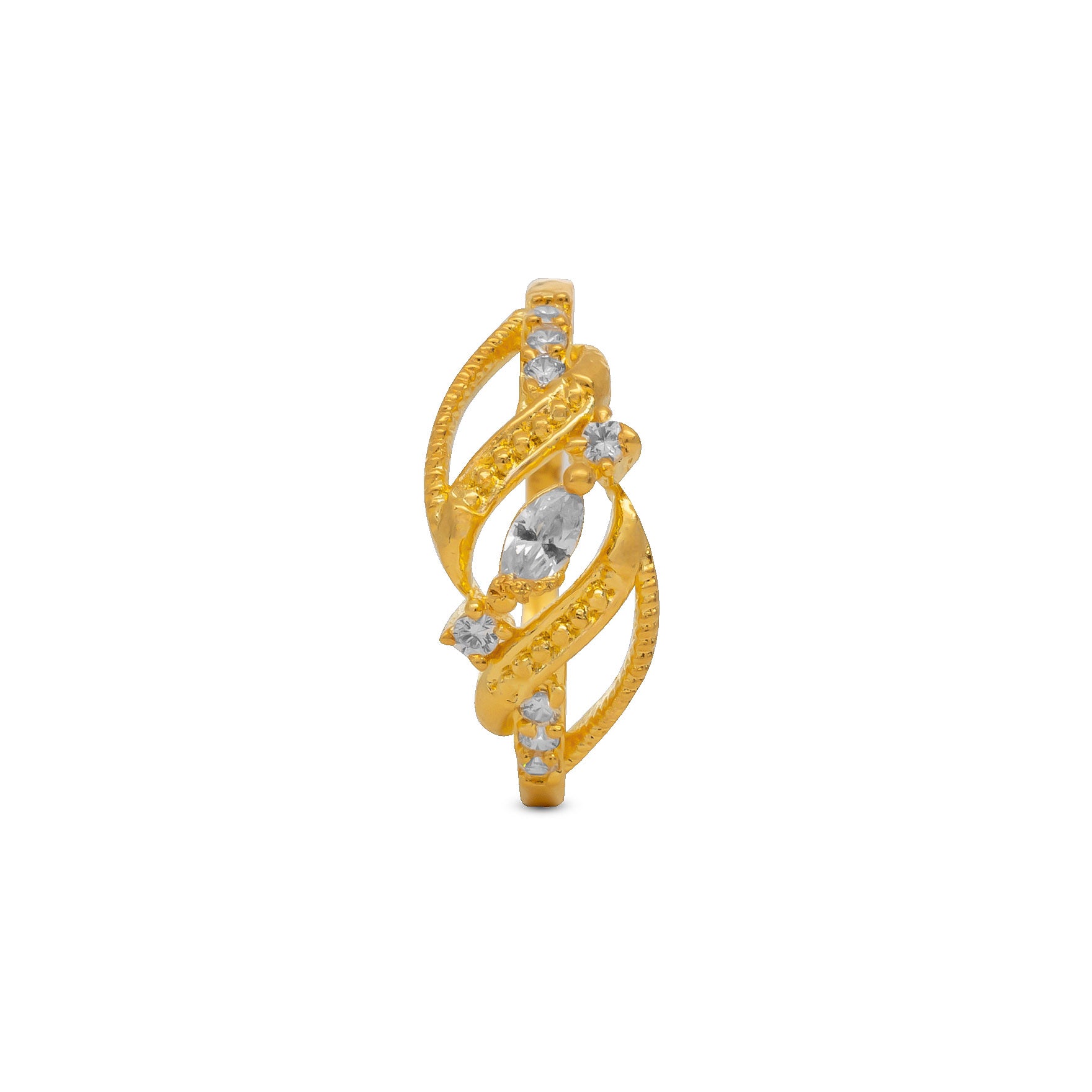 GOLDEN STONE RING PSR161W-021
