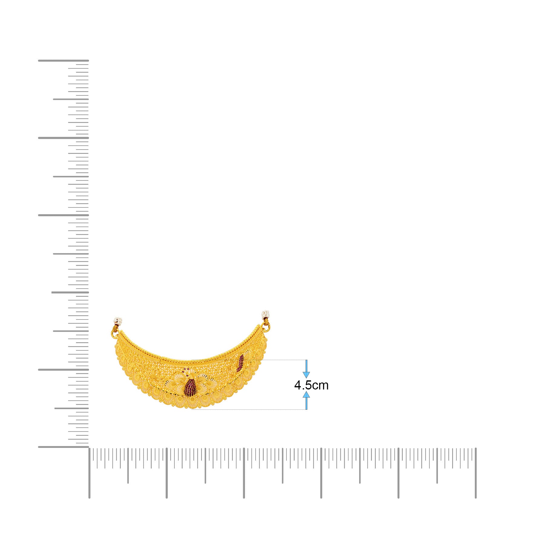 STONE NECKLACE LONG WITH GOLDEN STUD PSNS17R-0321, PSHST64R-081