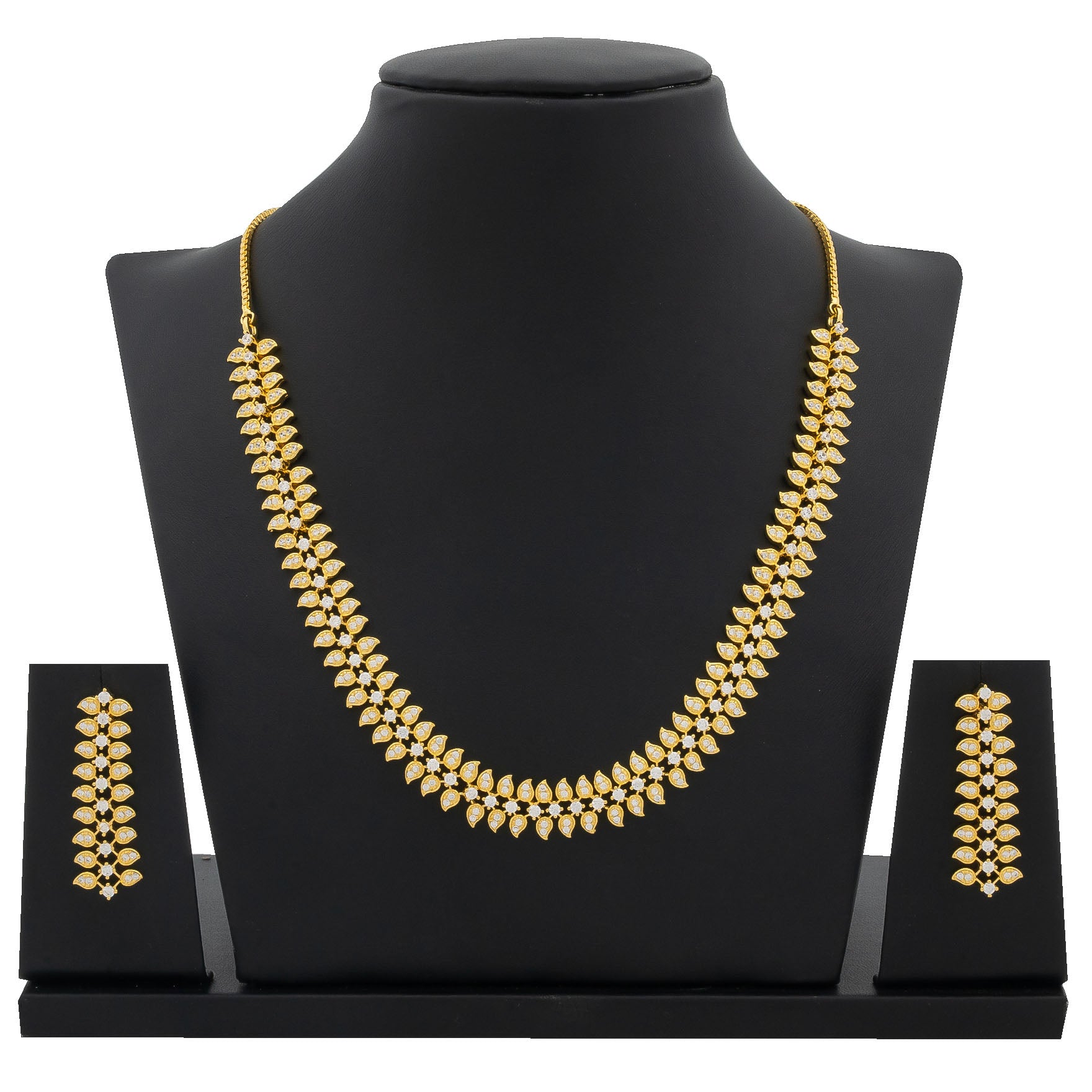 Premiun Stone Necklace with Stud PMSNS6W-007, PMSHST1W-022