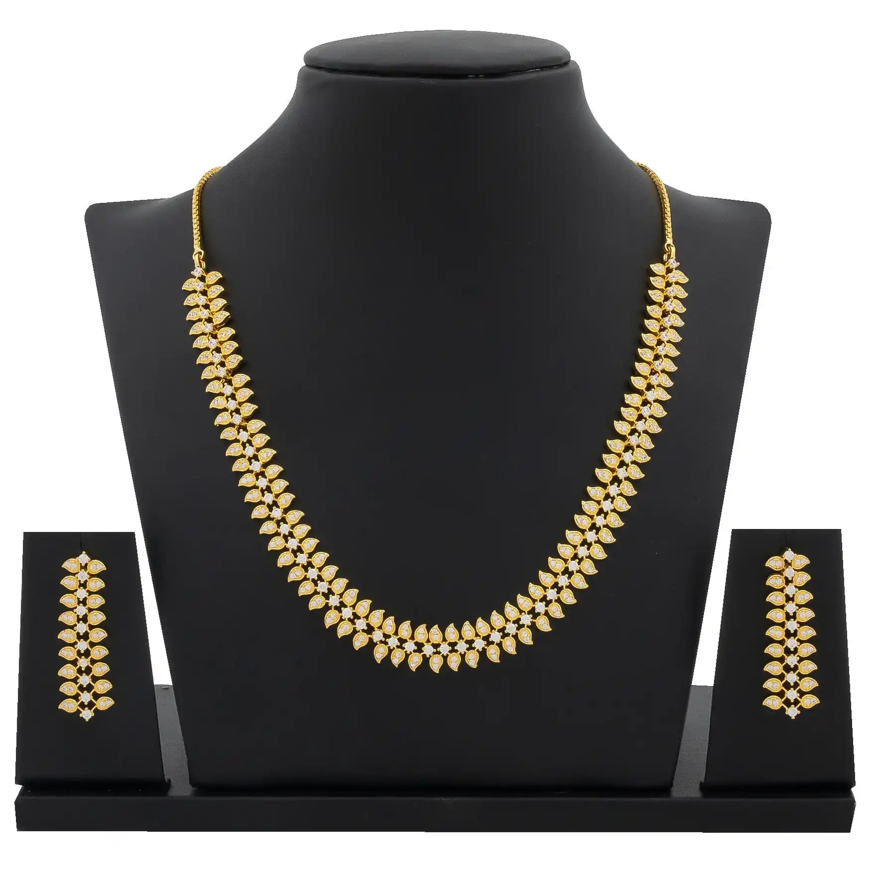 Premiun Stone Necklace with Stud PMSNS6W-007, PMSHST1W-022
