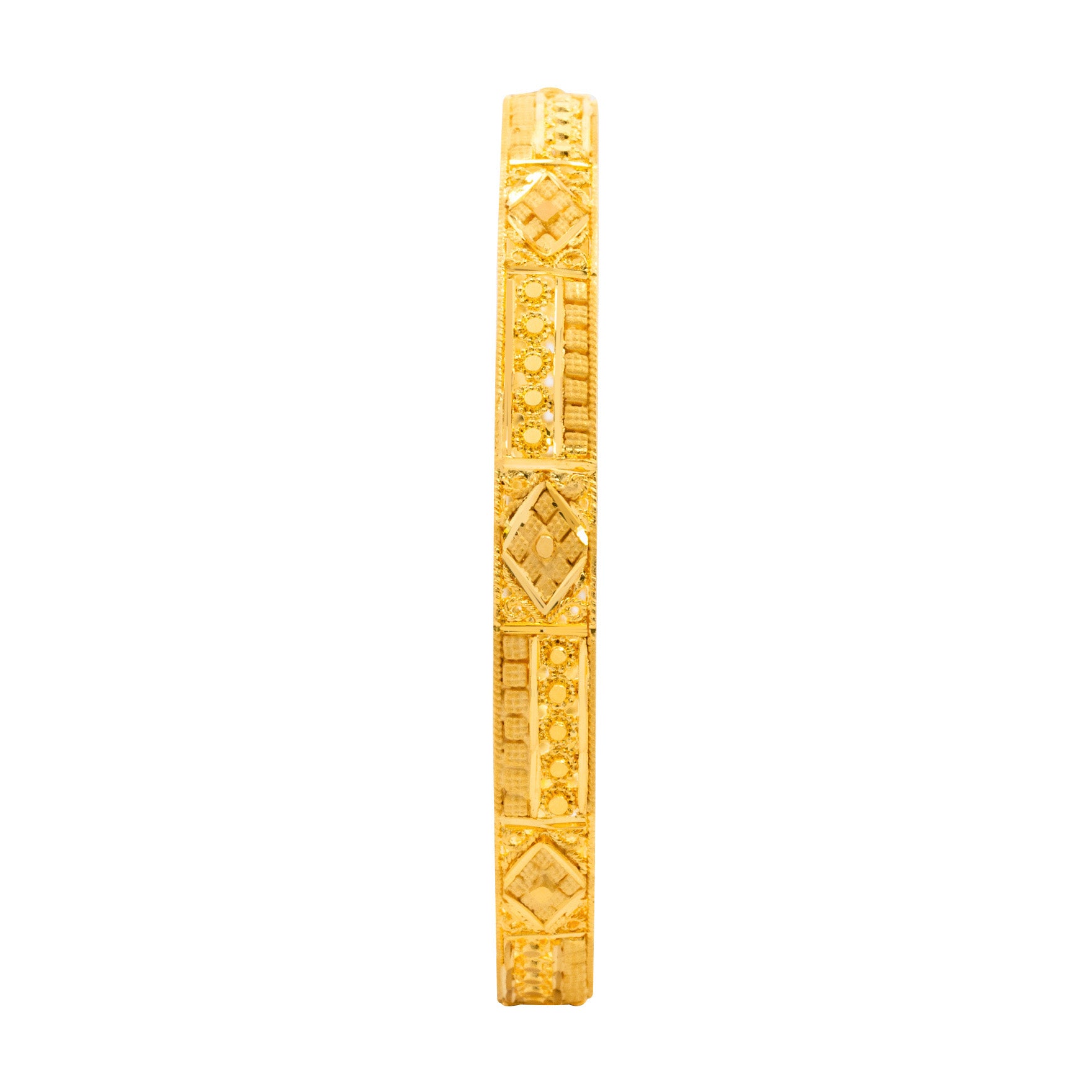 24ct Heavy Gold Layered Sunheri Bangle PGB78-022