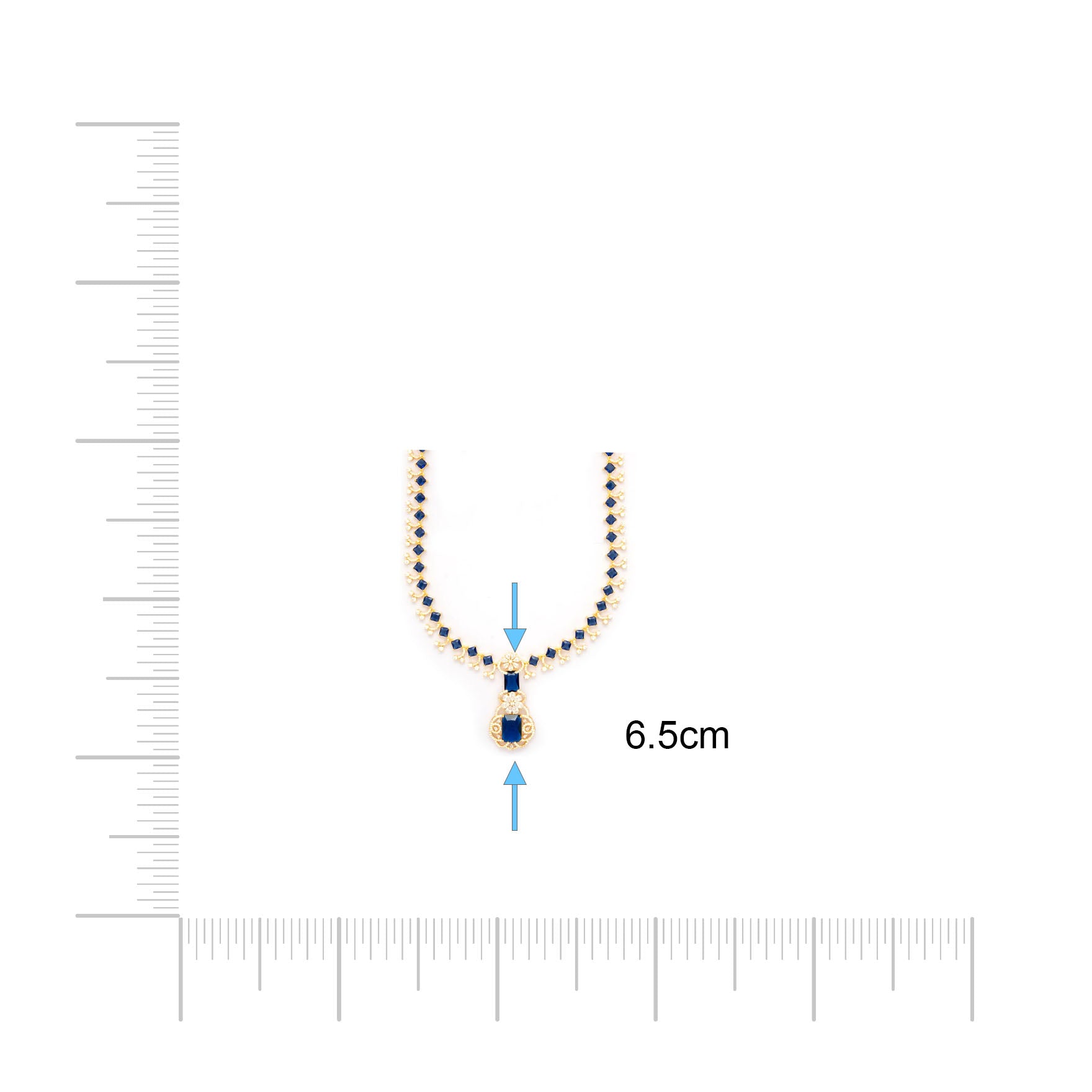PREMIUM STONE NECKLACE PMSNL7WBL-0002