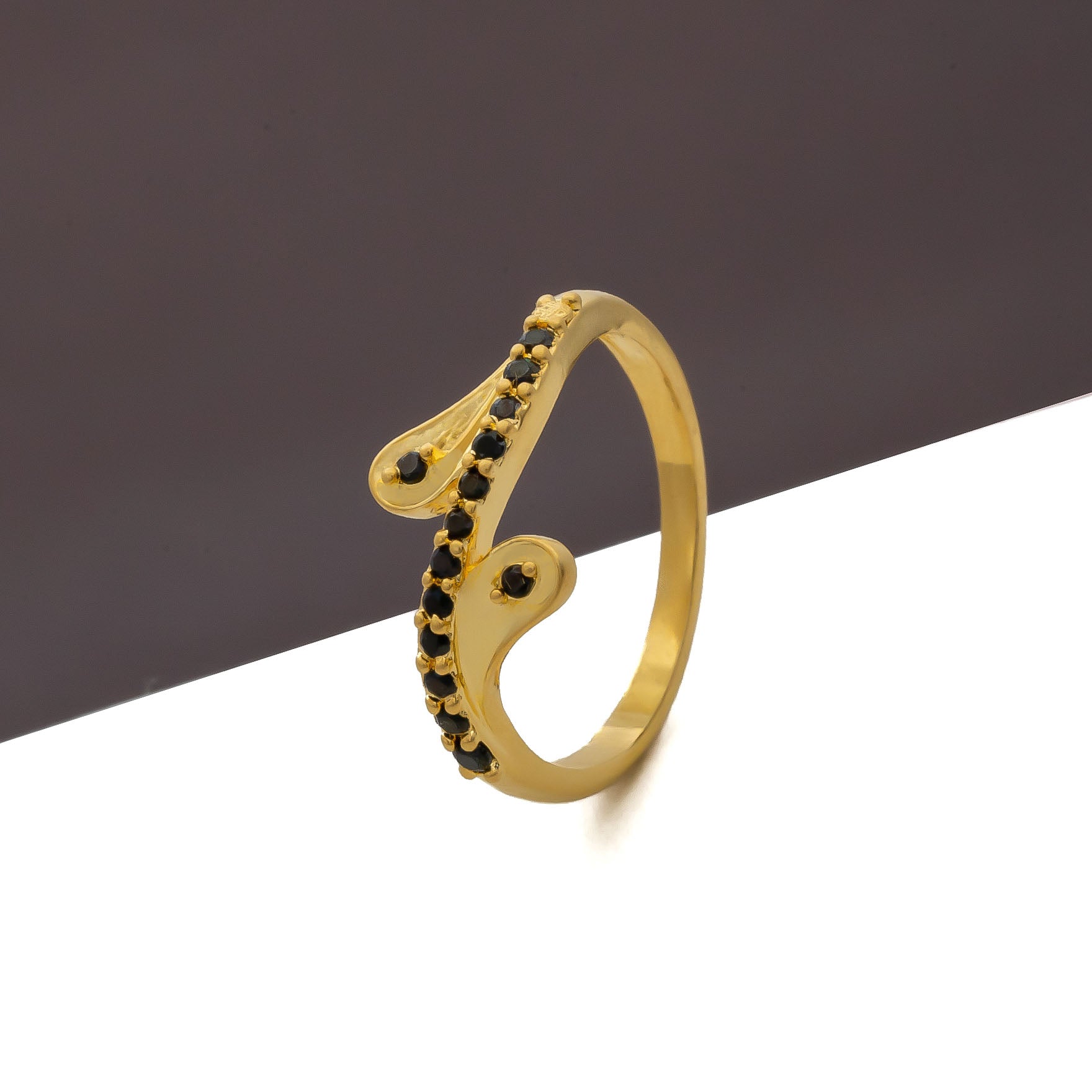 GOLDEN STONE RING PSR33B-041