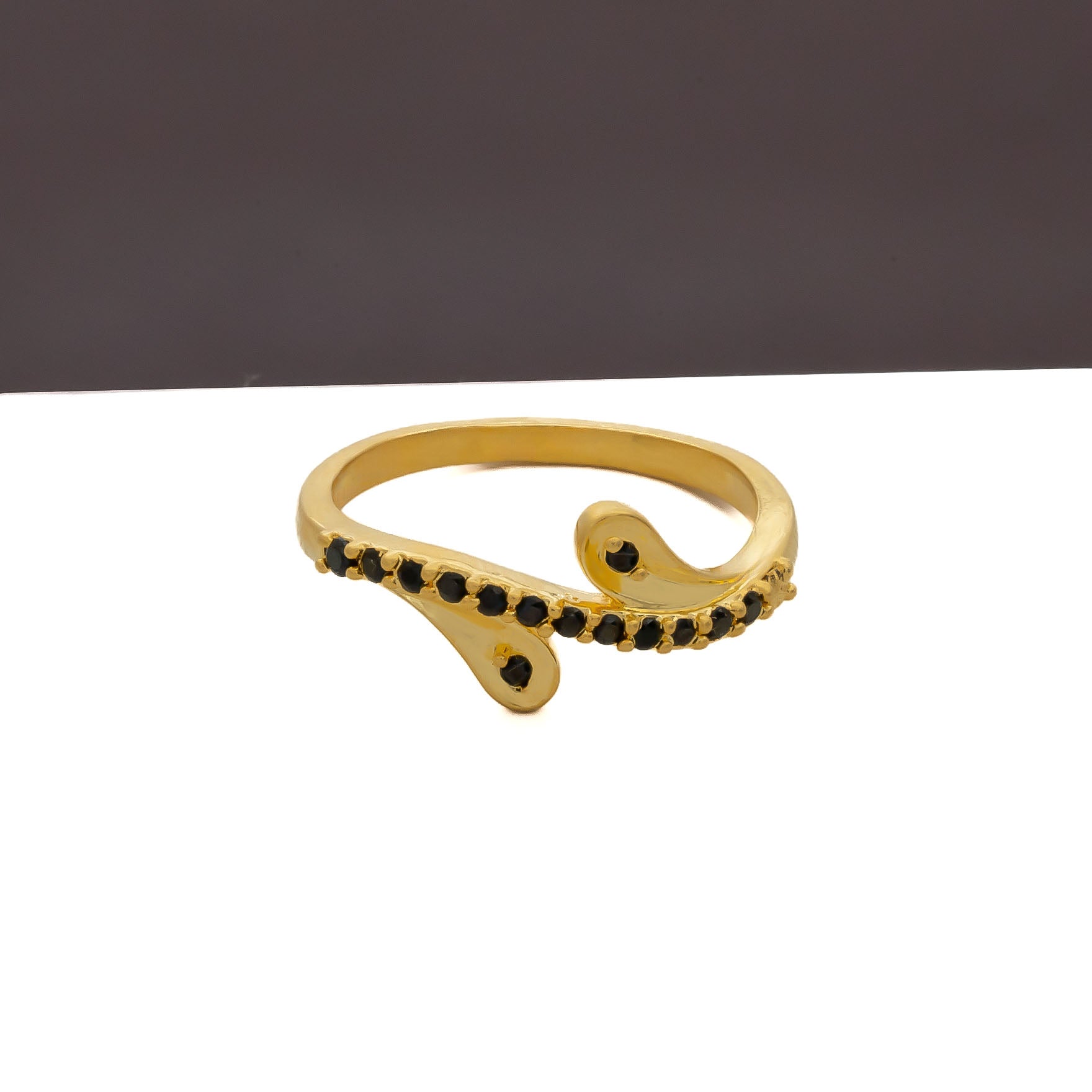 GOLDEN STONE RING PSR33B-041