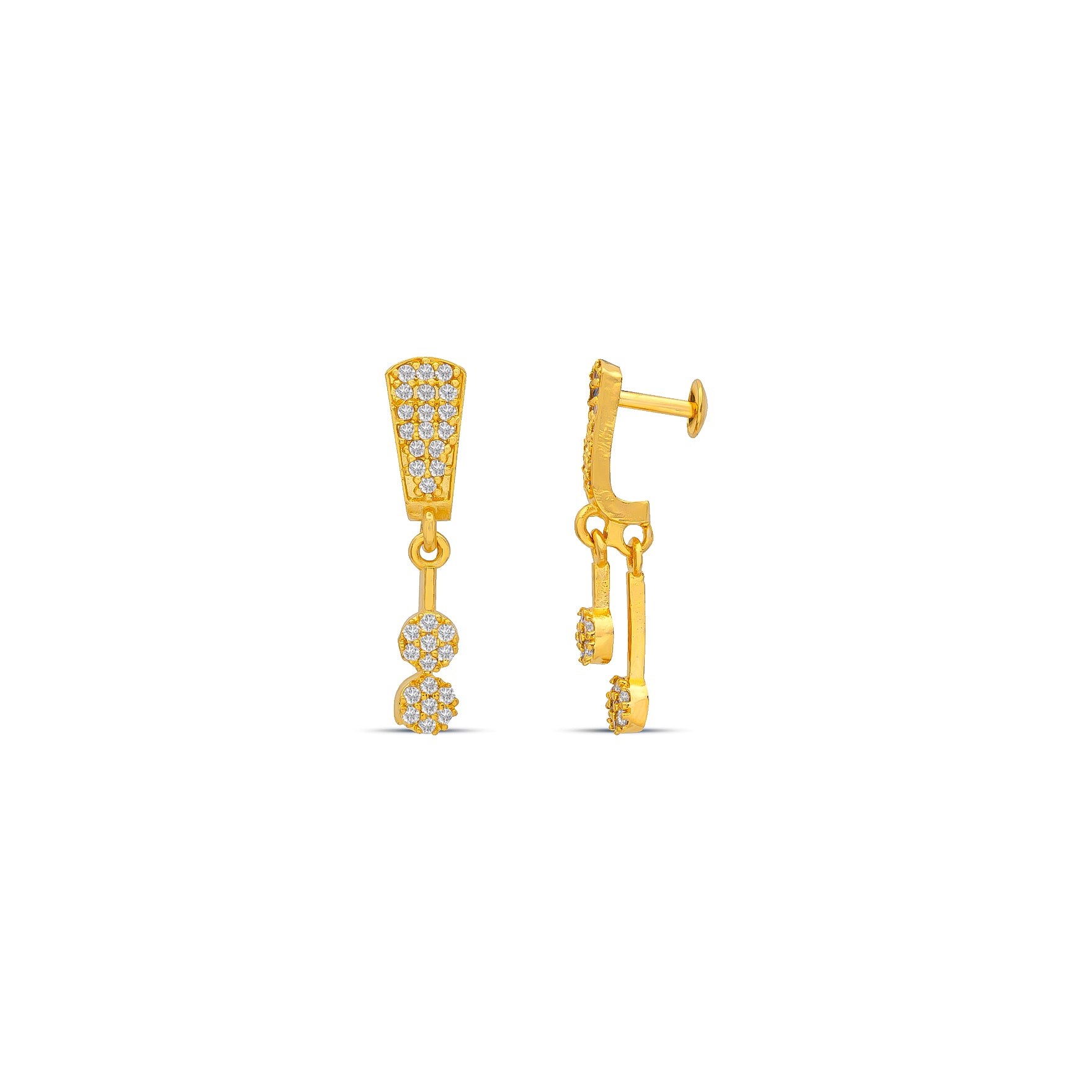 GOLDEN HANGING STUD PSHST136W-041
