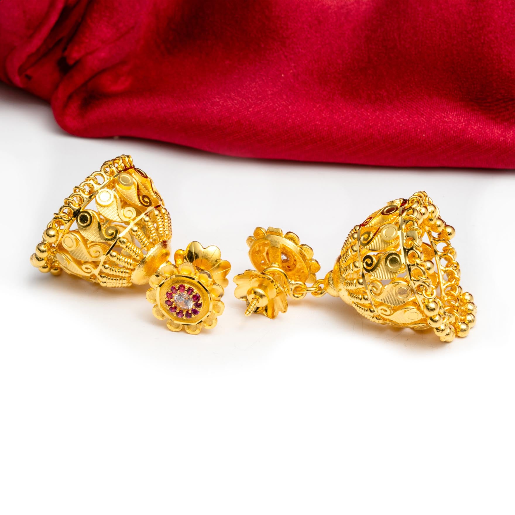 STONE NECKLACE LONG WITH GOLDEN STUD PSNS15WR-0321, PSJST4WR-082