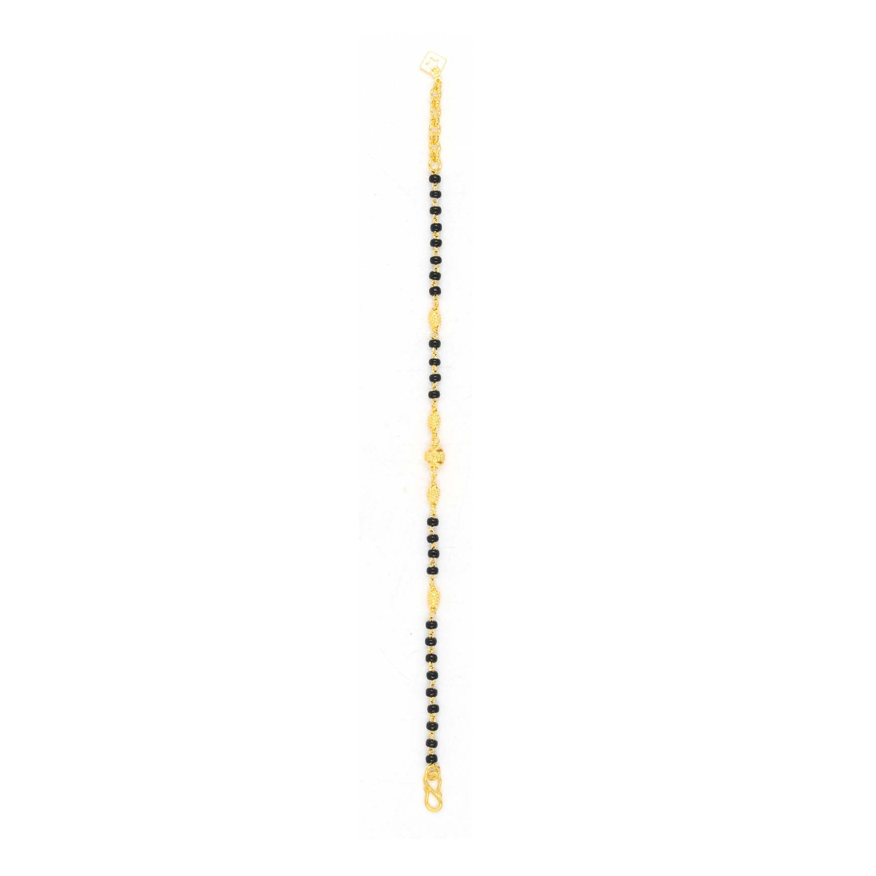 24ct Heavy Gold Layered Stone Karimani Bracelet Bangle v