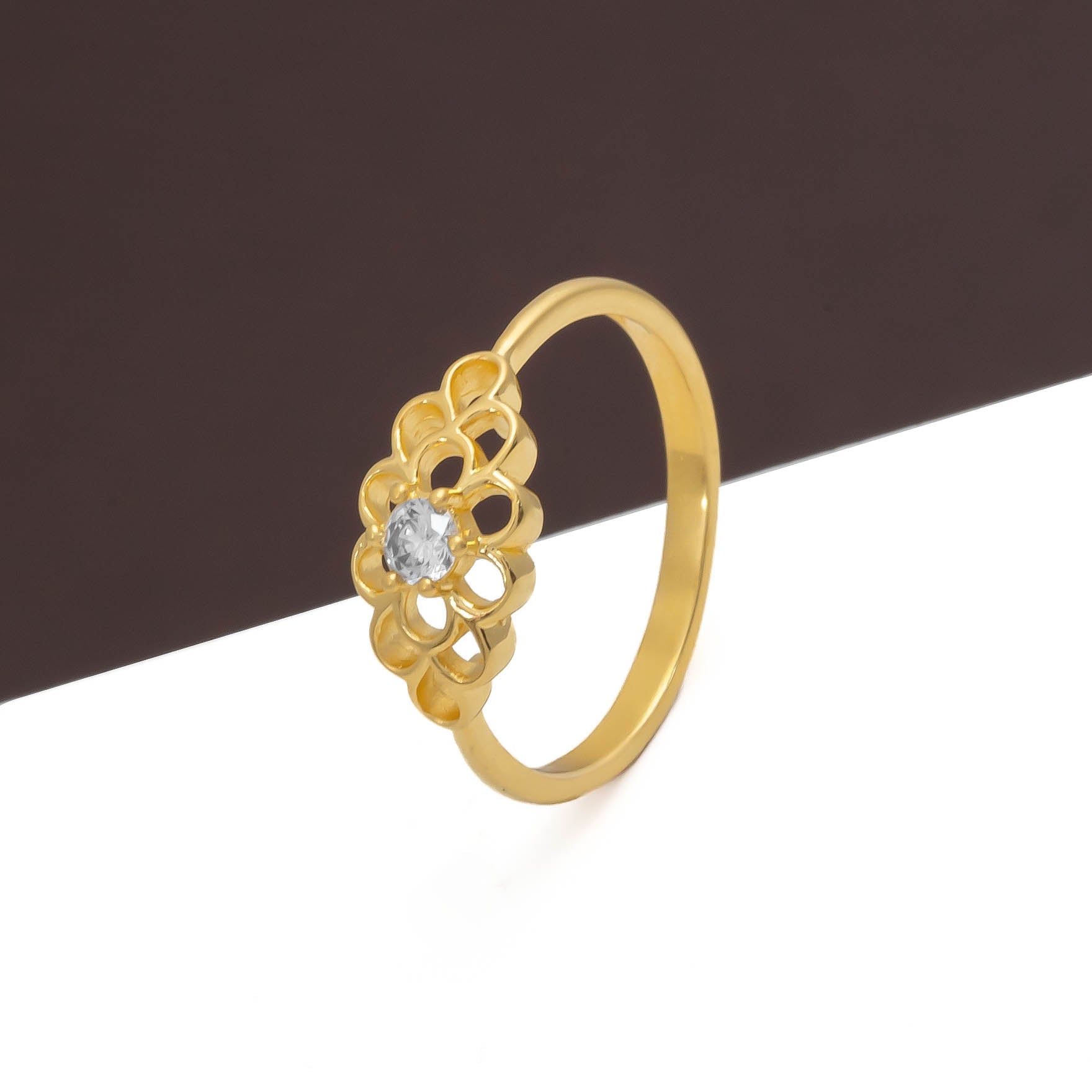 GOLDEN STONE RING PSR26W-041