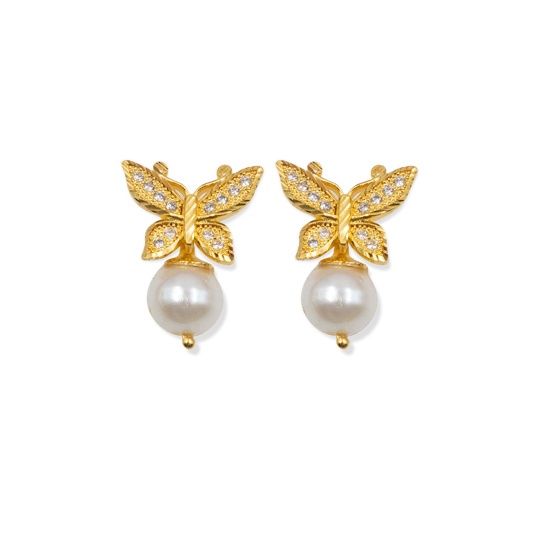 Stone earring PSST29W P-061