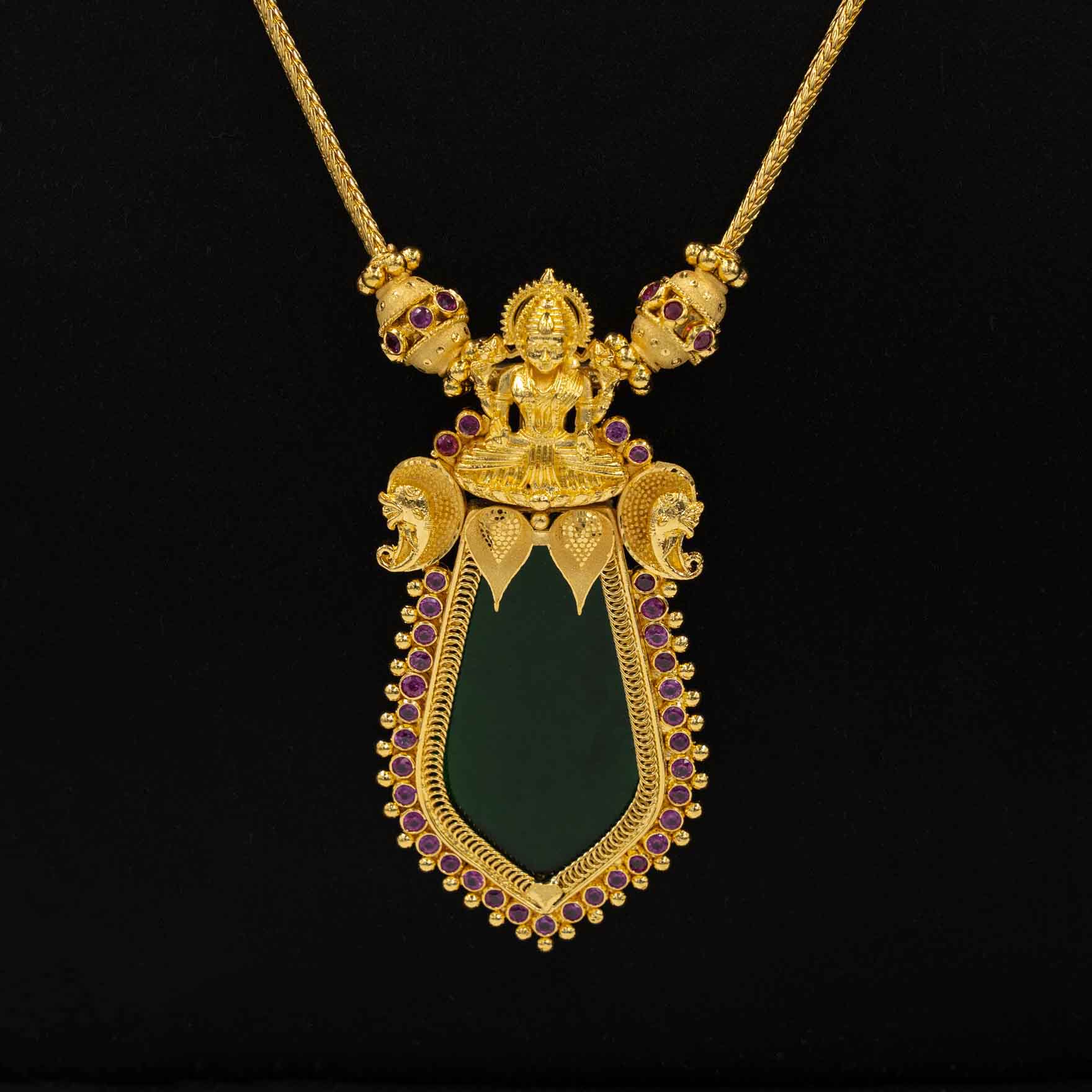 Palakka Nagapadam Stone Necklace PSPNNG33-1130