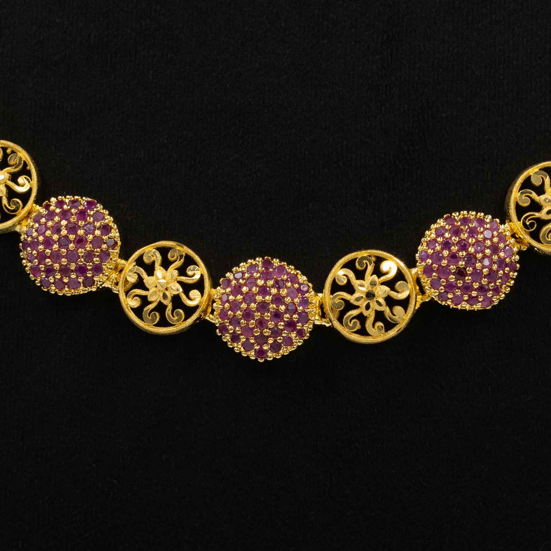 Stone Necklace PSNS67R-035, PSHST90R-061