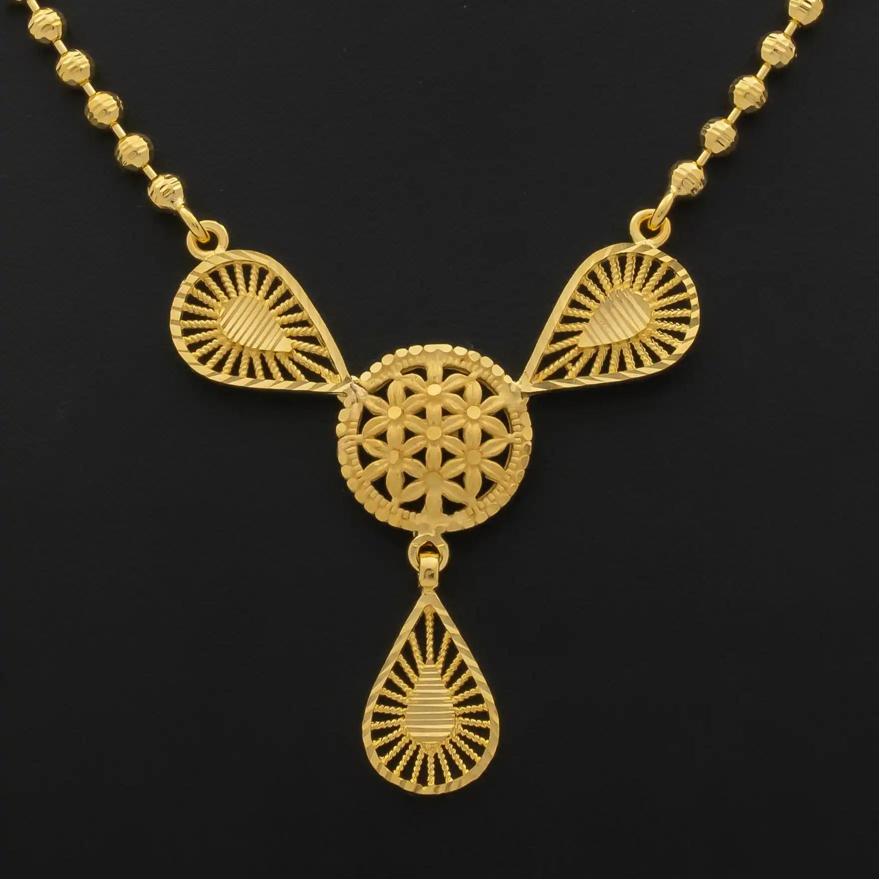 Golden Necklace PGNS77-034