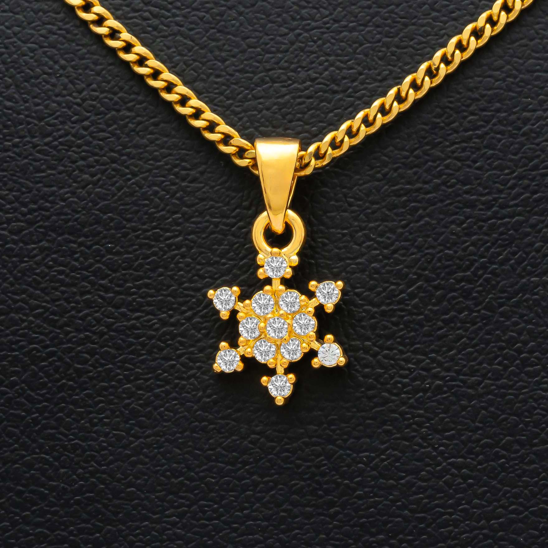 gol plated pendant for women