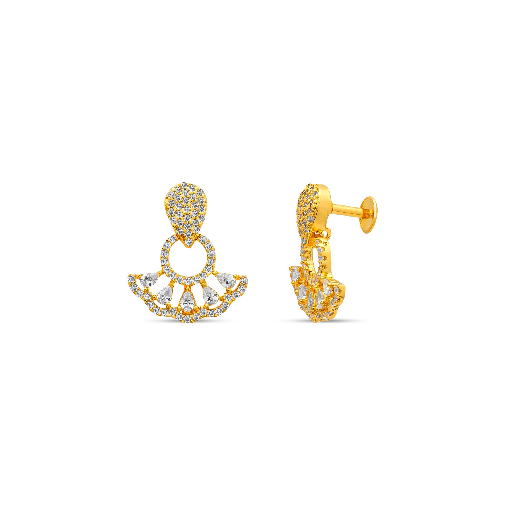GOLDEN HANGING STUD PSHST119W-061