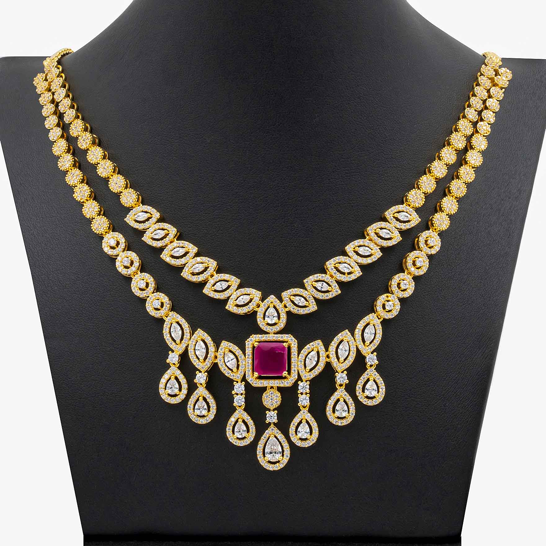 PREMIUM STONE NECKLACE SHORT PMSNS3WR-0021, PMSHST4WR-082