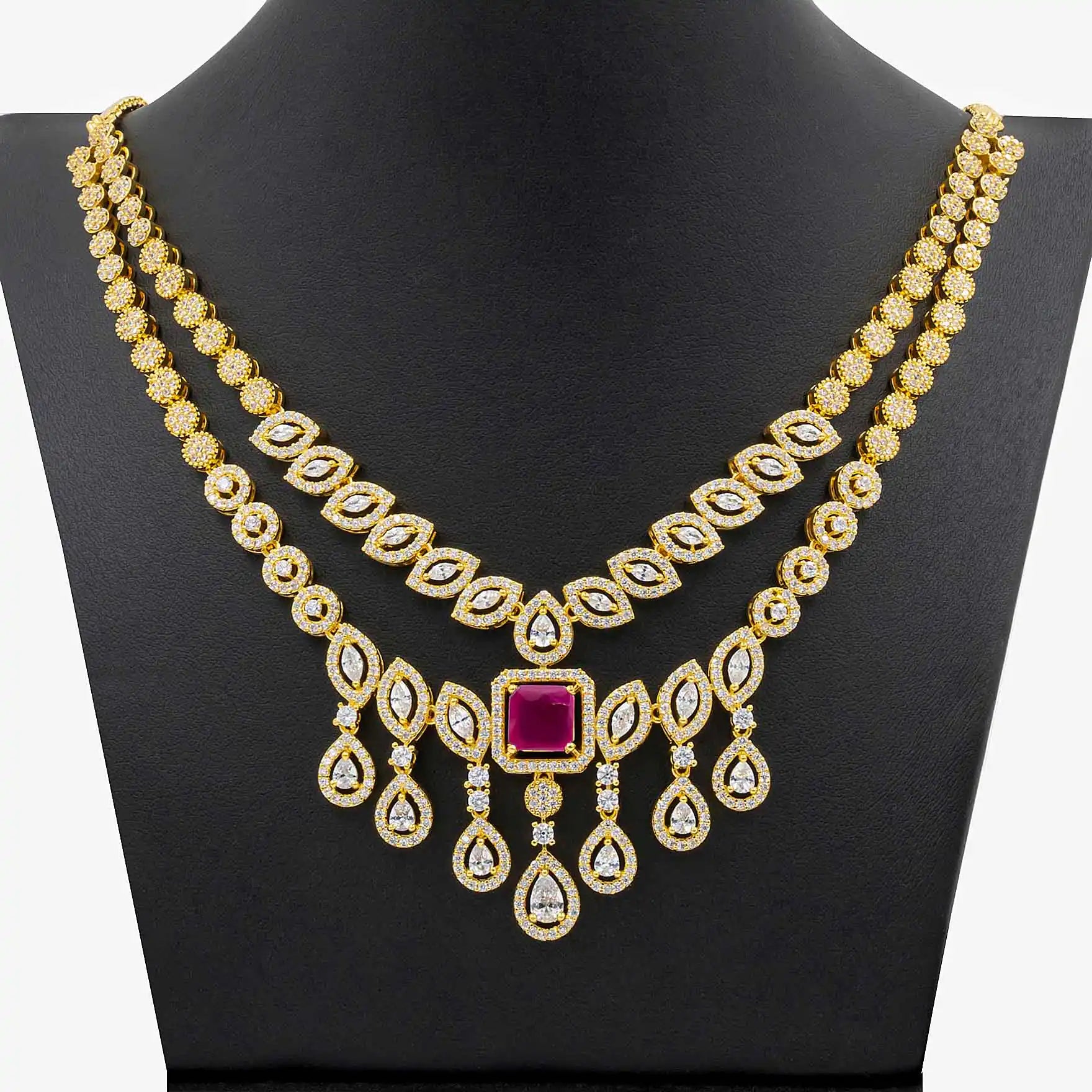 PREMIUM STONE NECKLACE SHORT PMSNS3WR-0021, PMSHST4WR-082