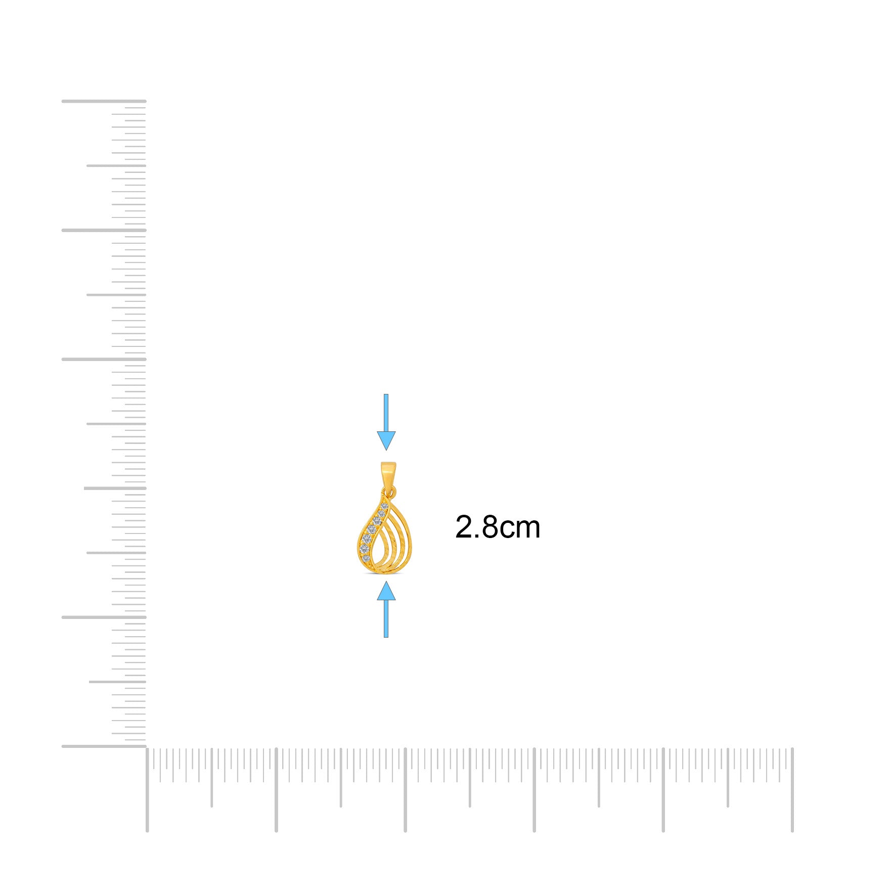 GOLDEN STONE PENDENT PSLT313W-09