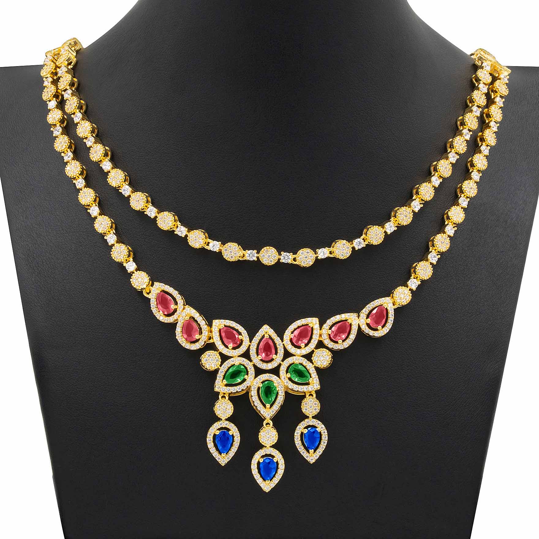 PREMIUM STONE NECKLACE SHORT PMSNS4M-0021, PMSHST14M-052