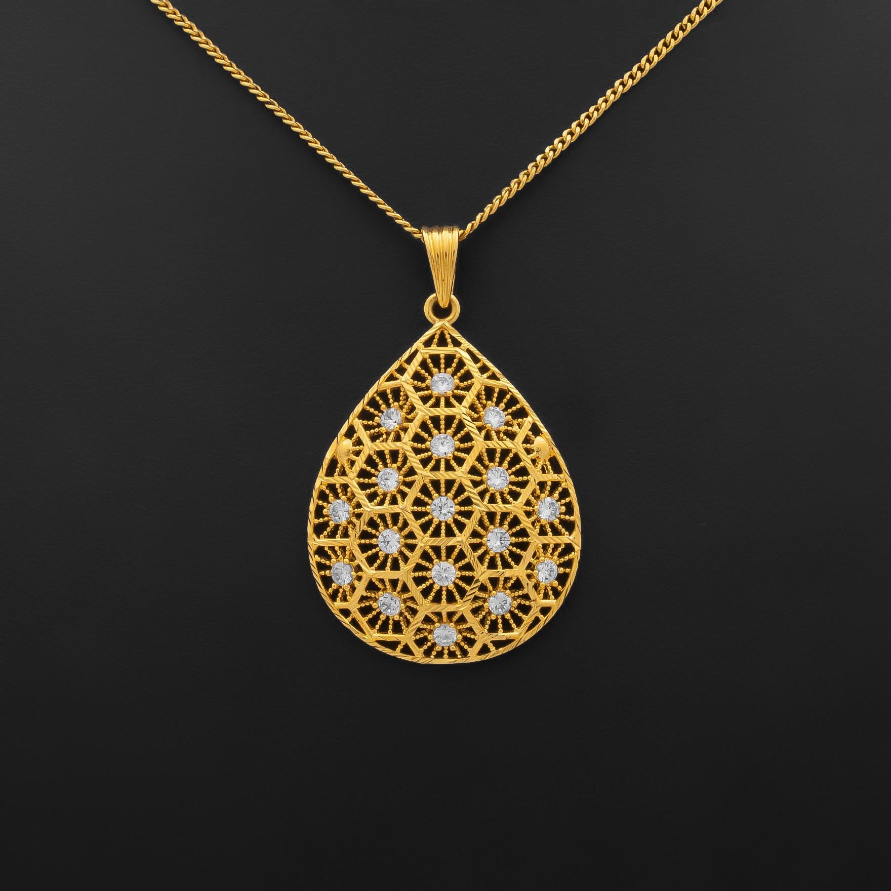 GOLD PENDANT PSLT34W-031