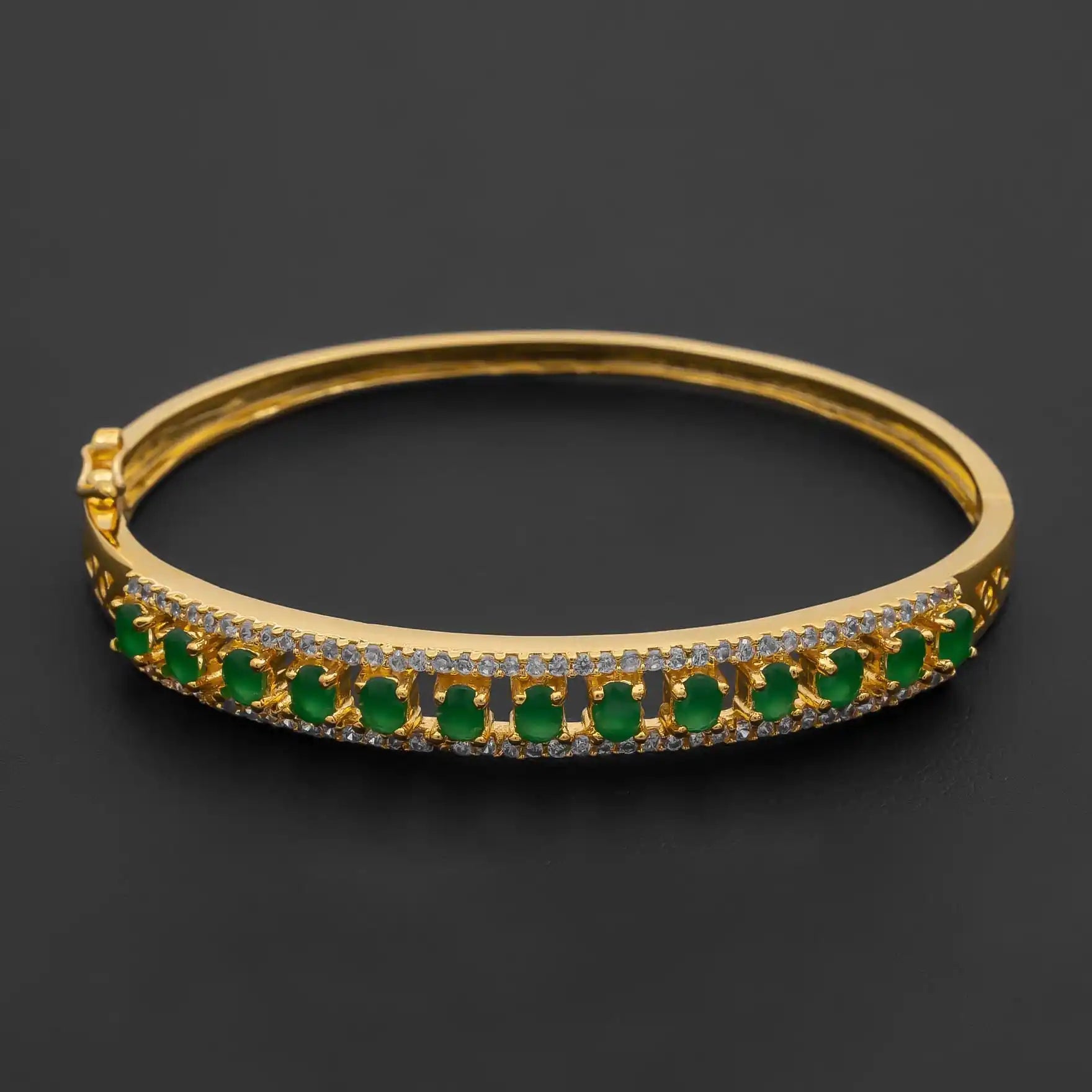 Stone Bracelet Bangle PSBRB70WG-002