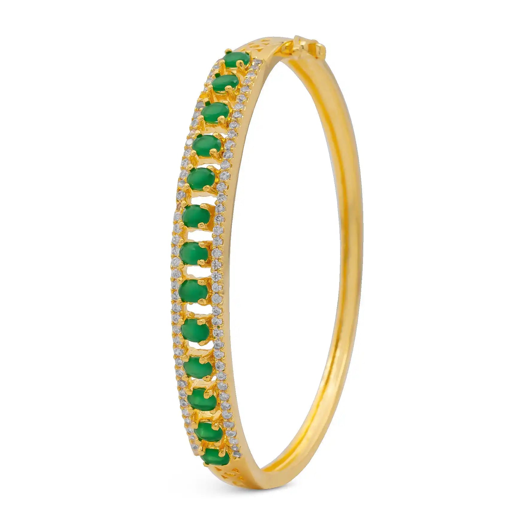 Stone Bracelet Bangle PSBRB70WG-002