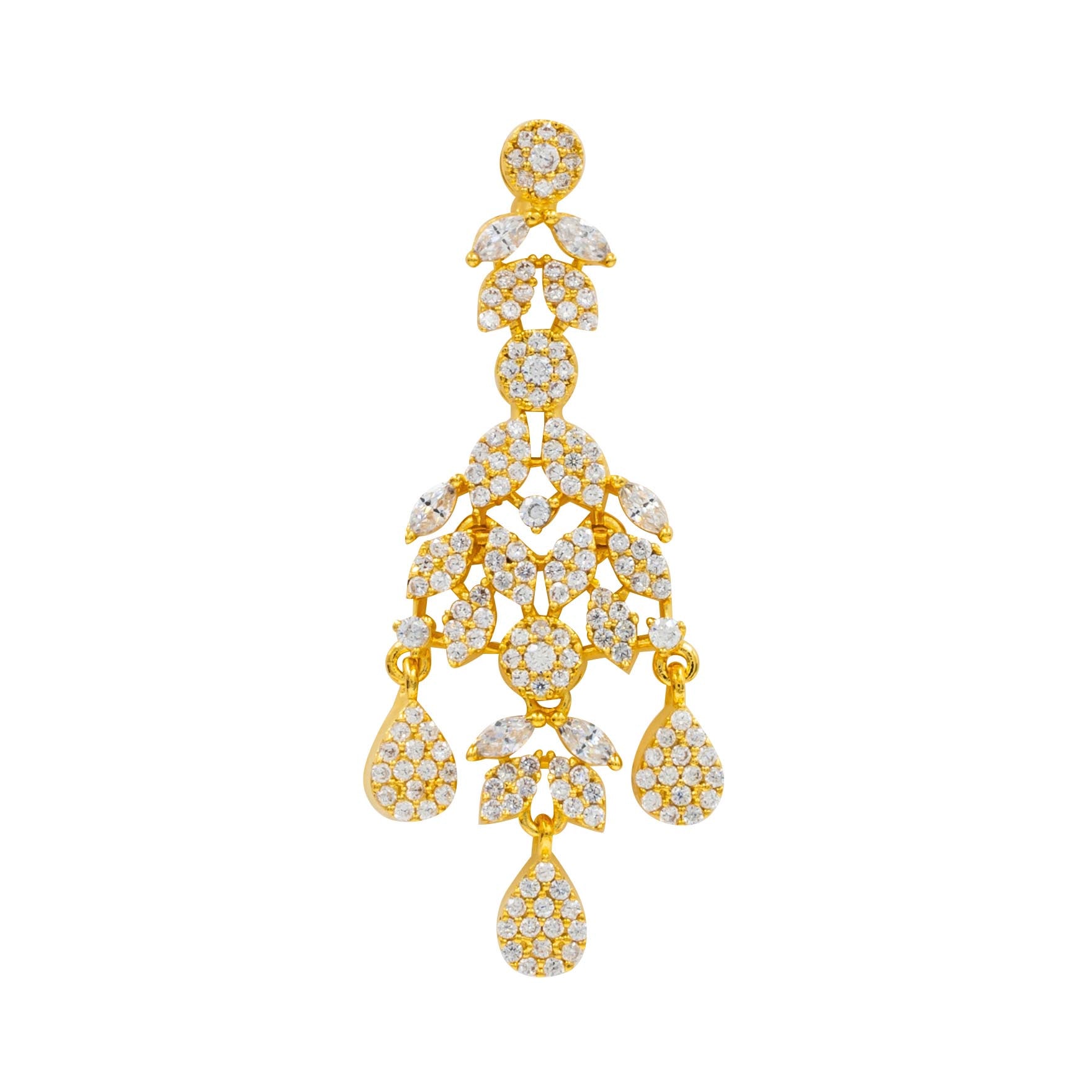 PREMIUM STONE NECKLACE SHORT WITH STUD PMSNS14W-0021, PMSHST15W-003