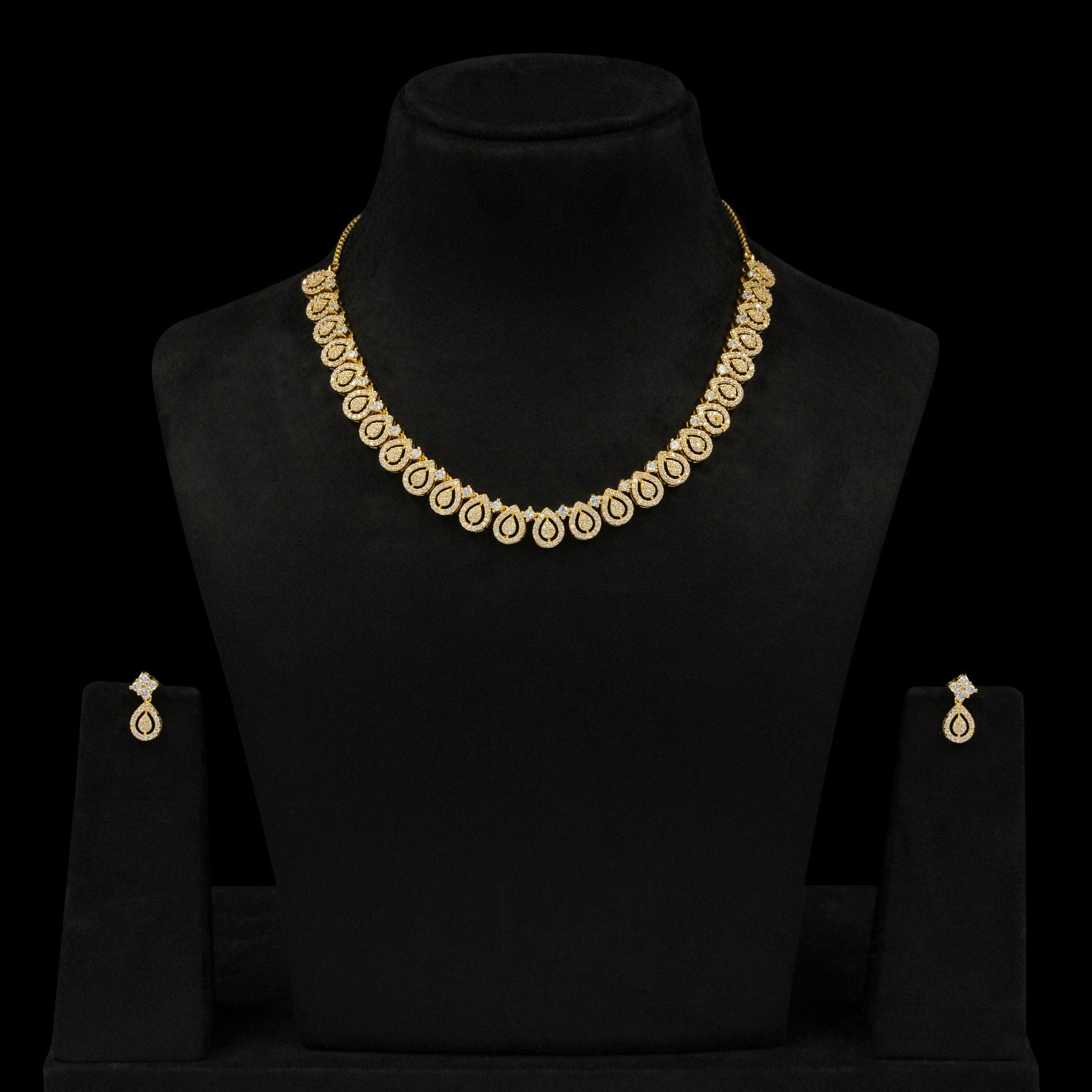 Gold Necklace with Stud PMSNS2W-007, PMSHST1W-081