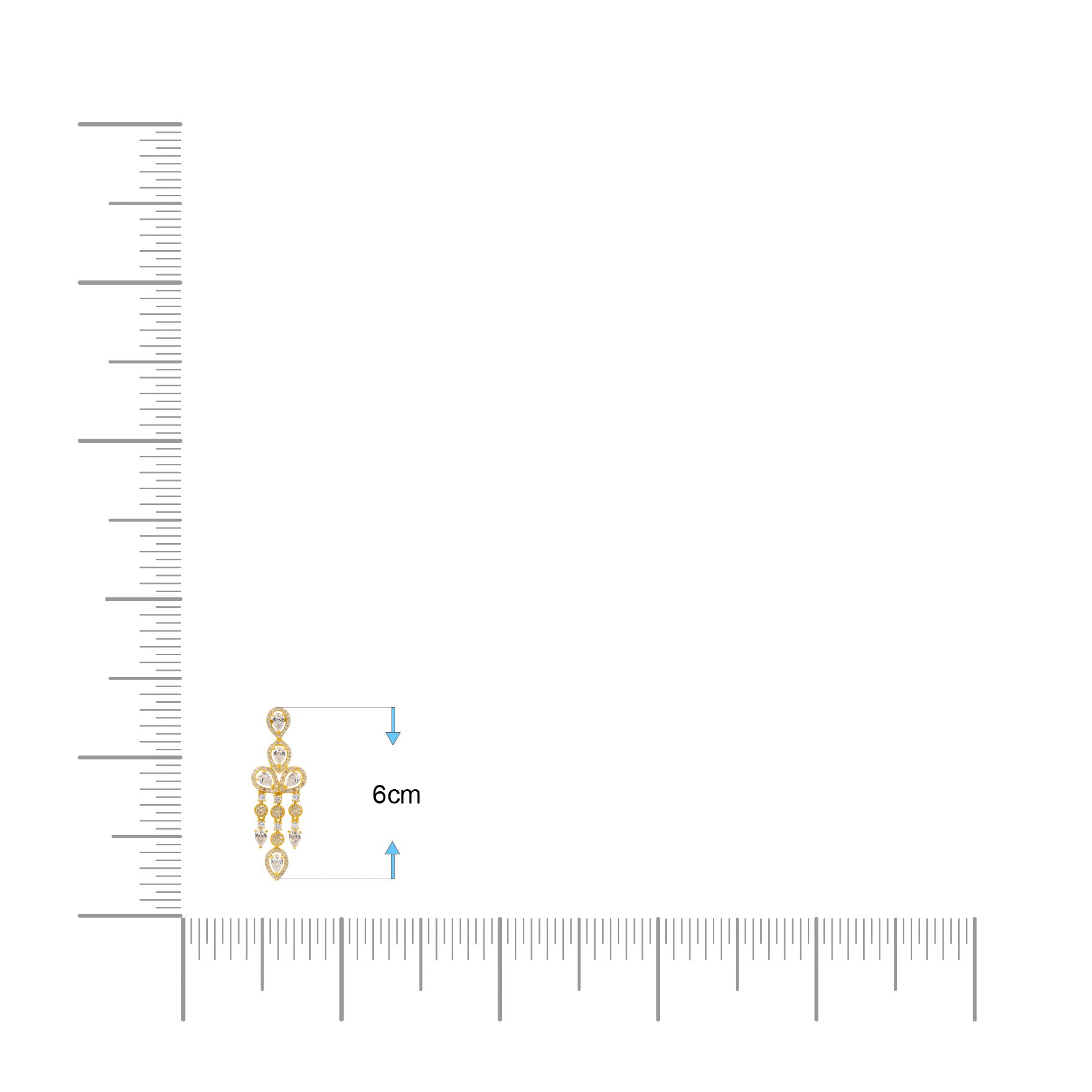 24ct Gold Layered Stone Necklace with stud PMSNS4W-0021, PMSHST14W-052