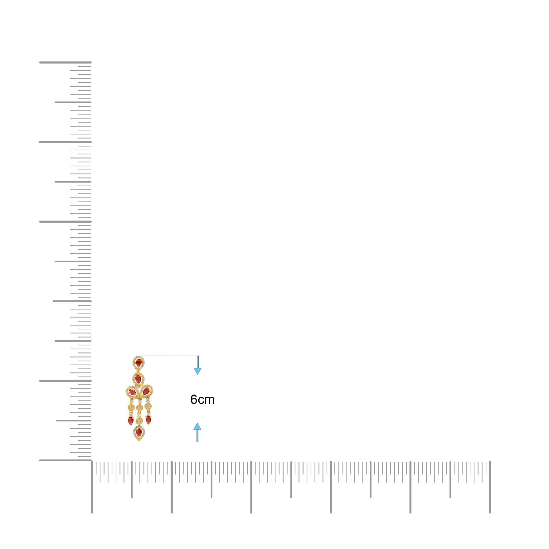 24ct Gold Layered Stone Necklace with stud PMSNS4WX-0021, PMSHST14WX-052