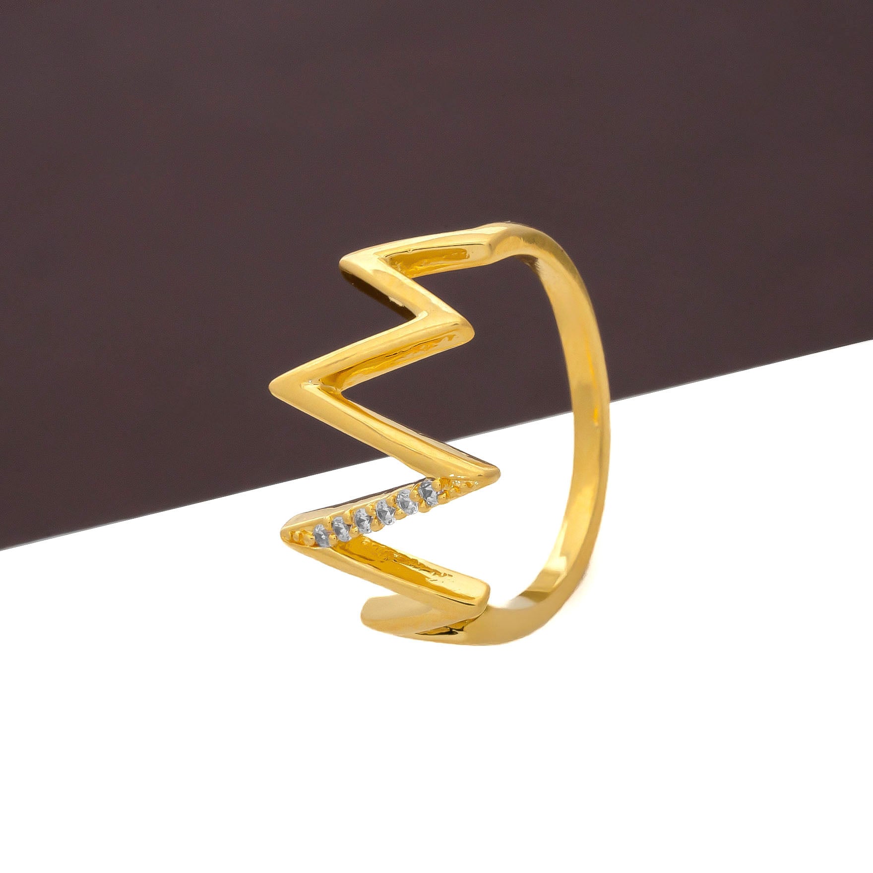 GOLDEN STONE RING PSR64W-051