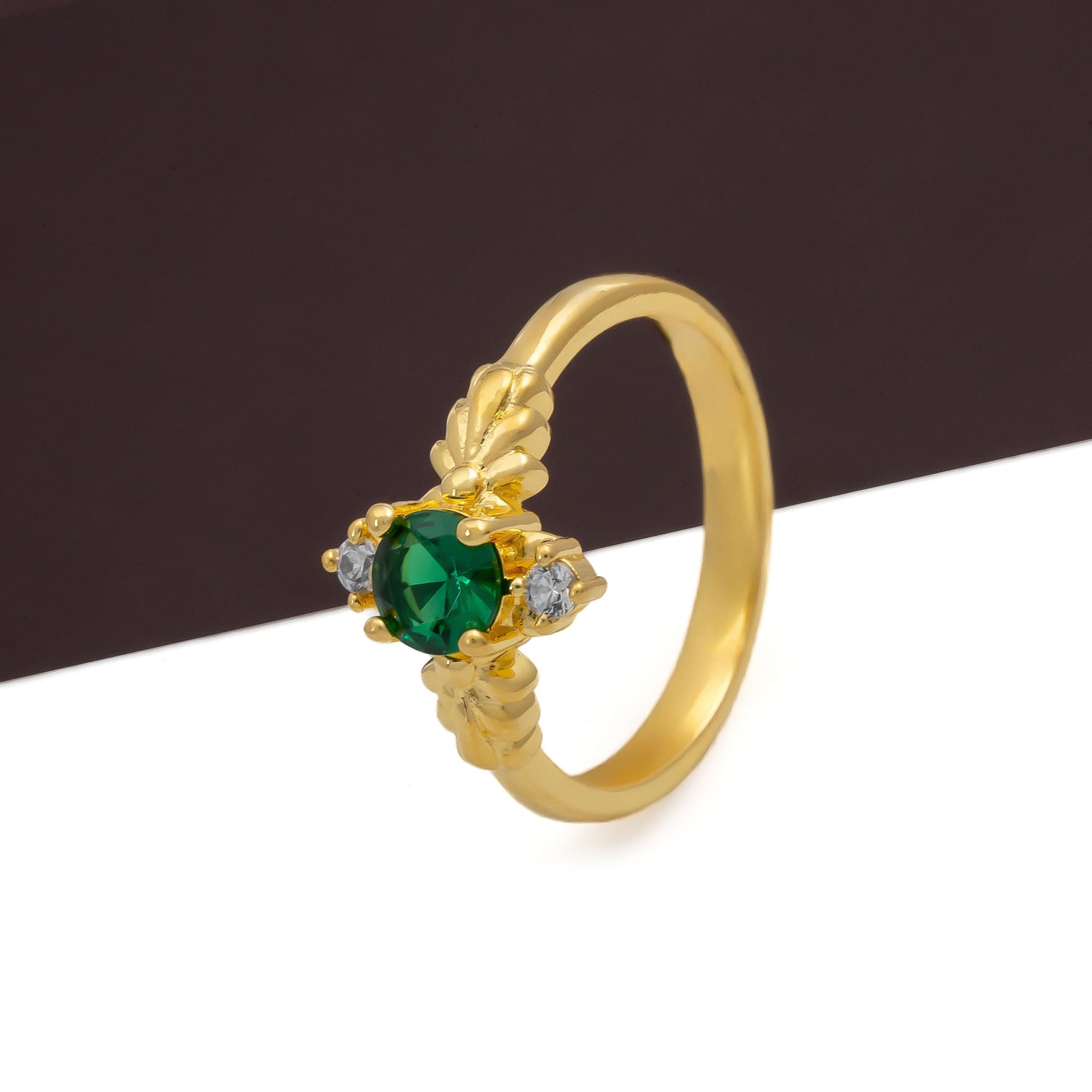 GOLDEN STONE RING PSR47WG-051