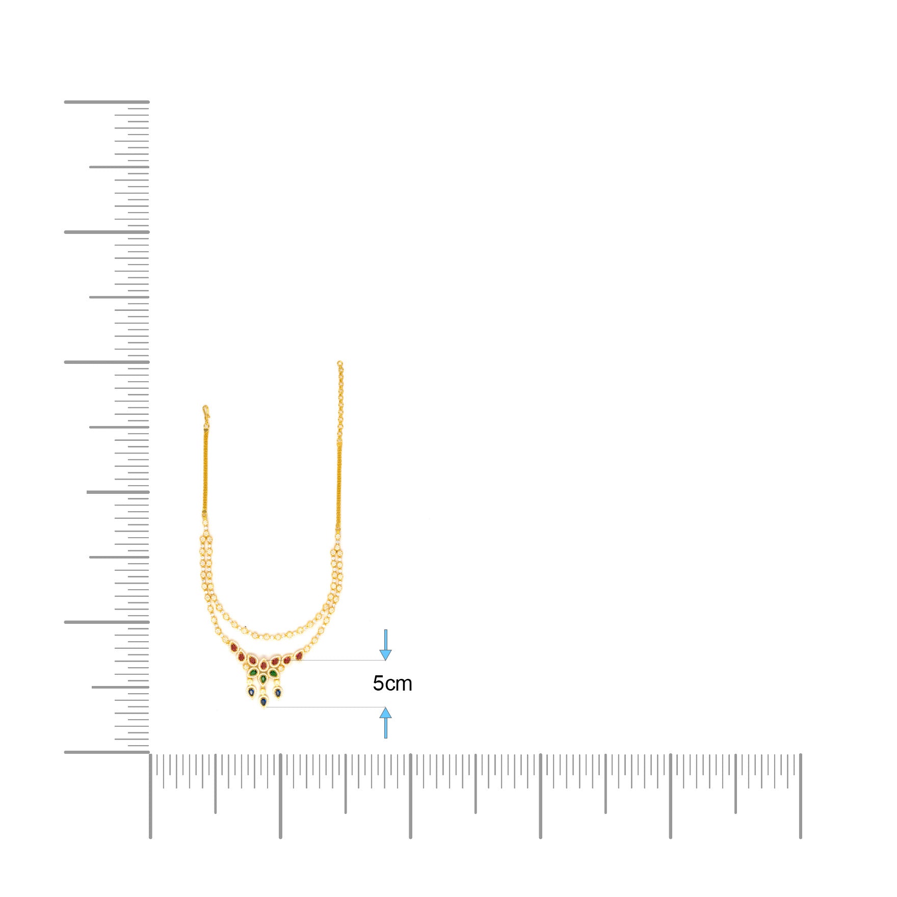 PREMIUM STONE NECKLACE SHORT PMSNS4M-0021, PMSHST14M-052