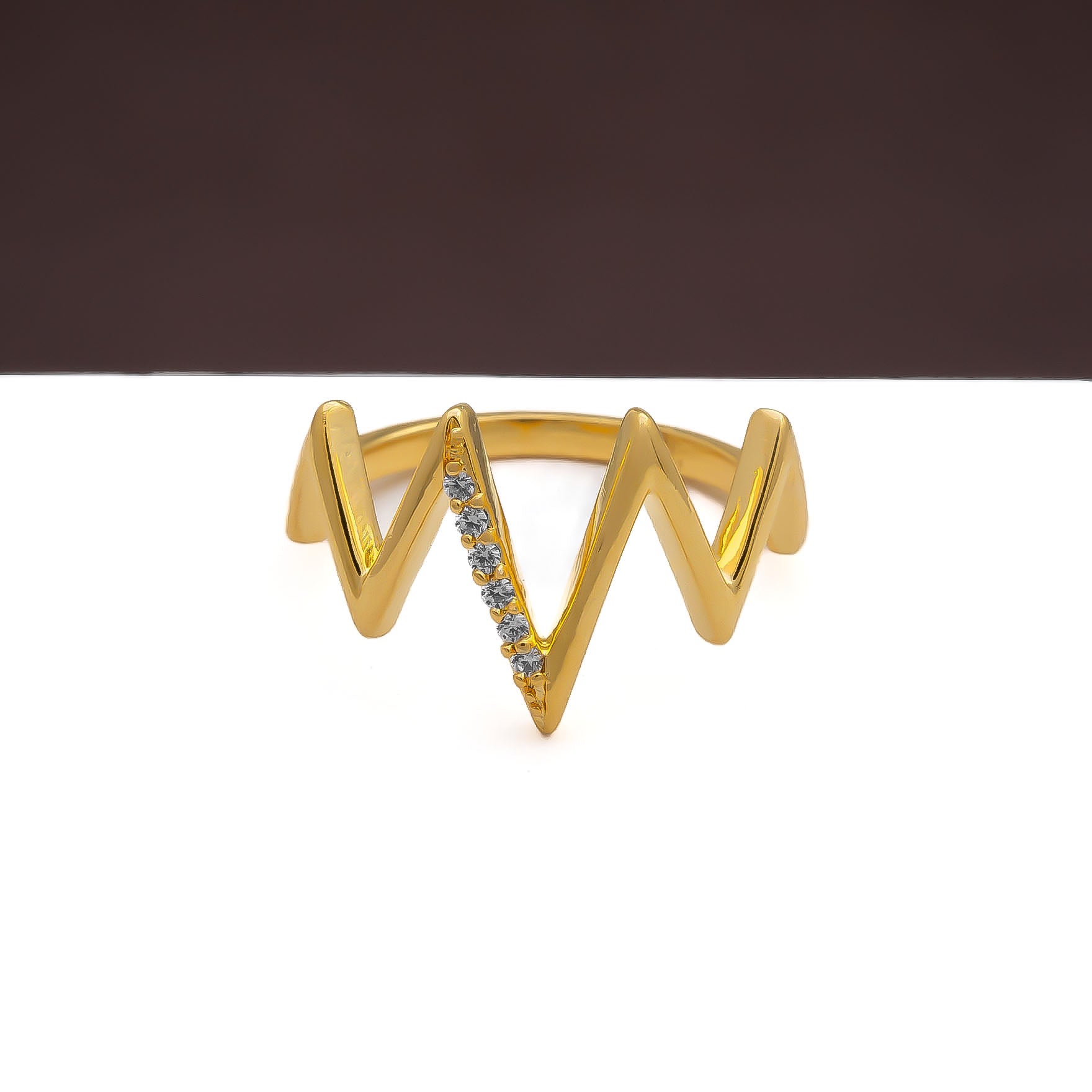 GOLDEN STONE RING PSR64W-051