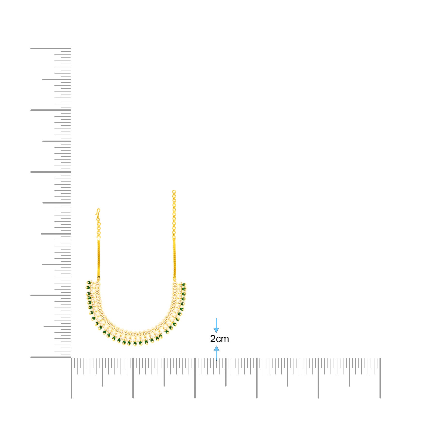 PREMIUM STONE NECKLACE SHORT WITH STUD PMSNS55WG-0021, PMSHST15WG-052